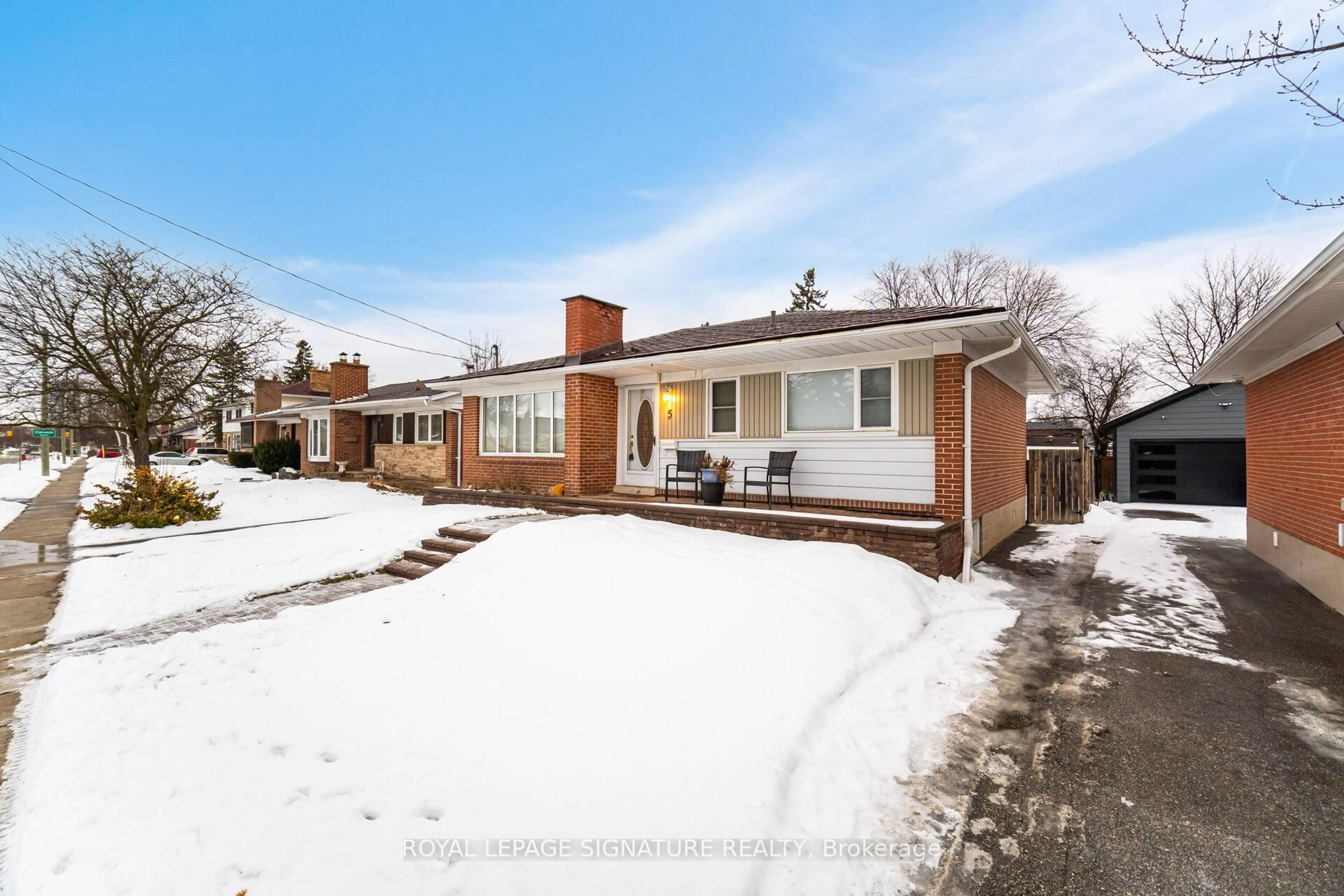 Home with brick exterior material, street for 5 Sterne Ave, Brampton Ontario L6W 2Y3