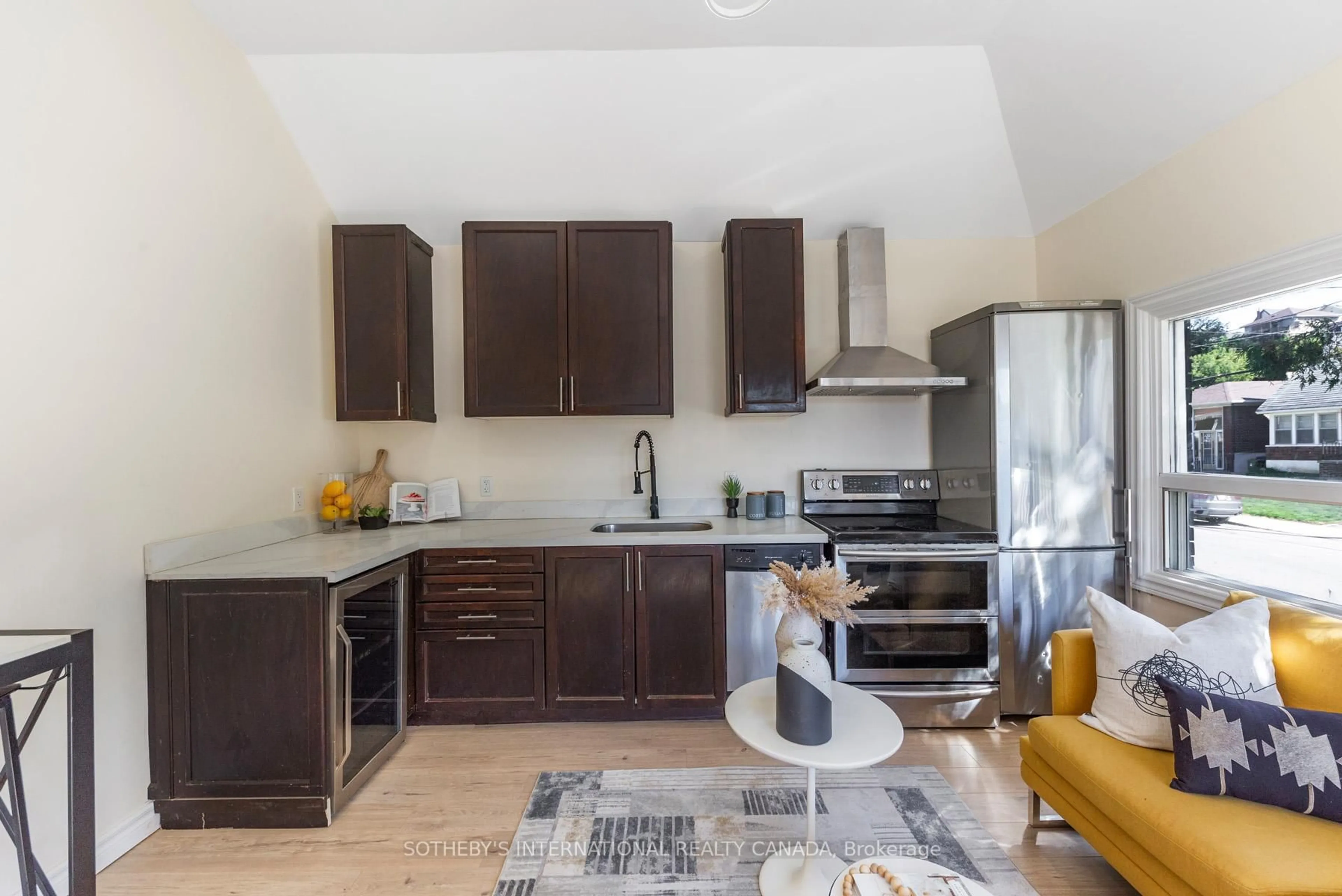 Open concept kitchen, unknown for 70 Dunraven Dr, Toronto Ontario M6M 1H2