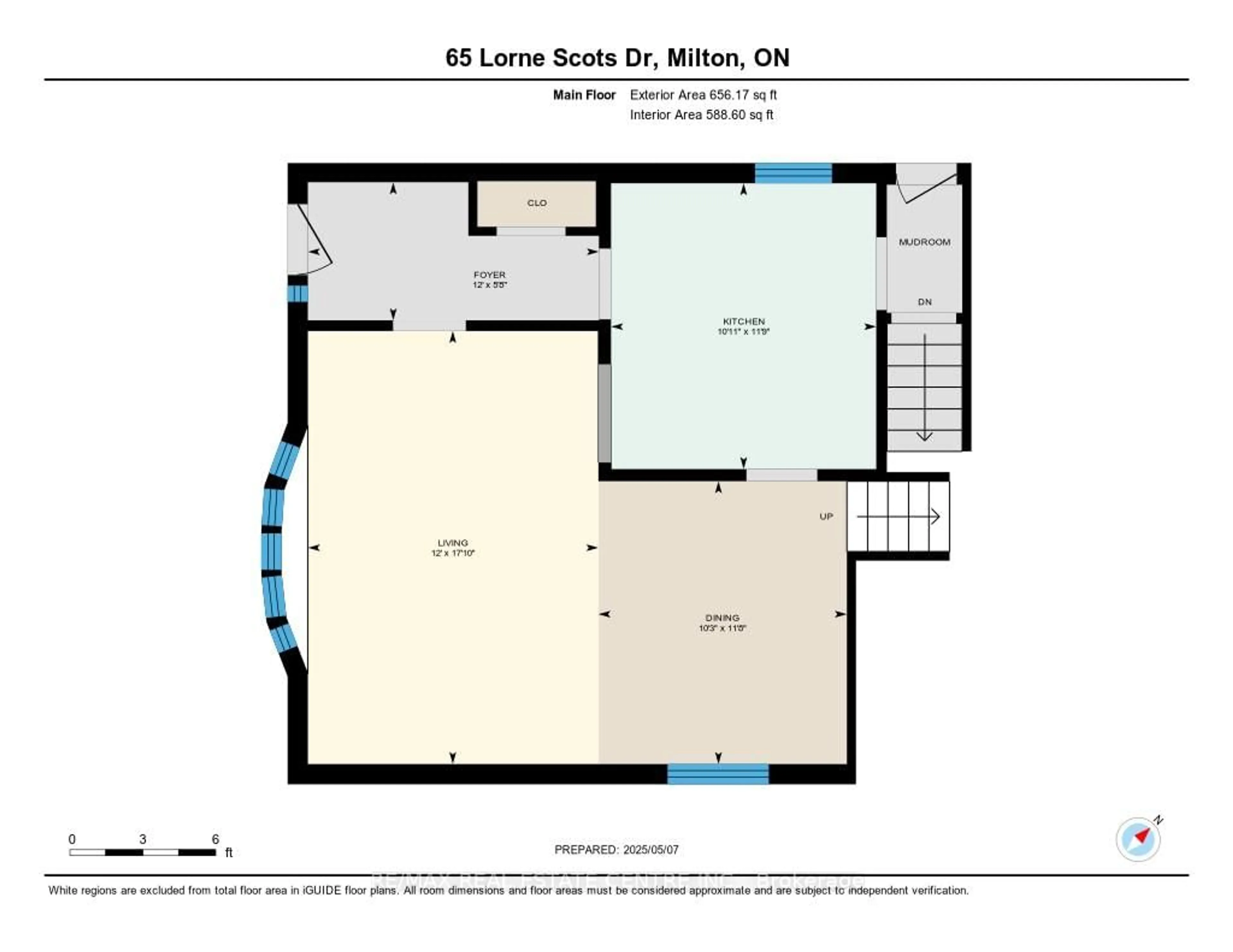 Floor plan for 65 Lorne Scots Dr, Milton Ontario L9T 2Z2