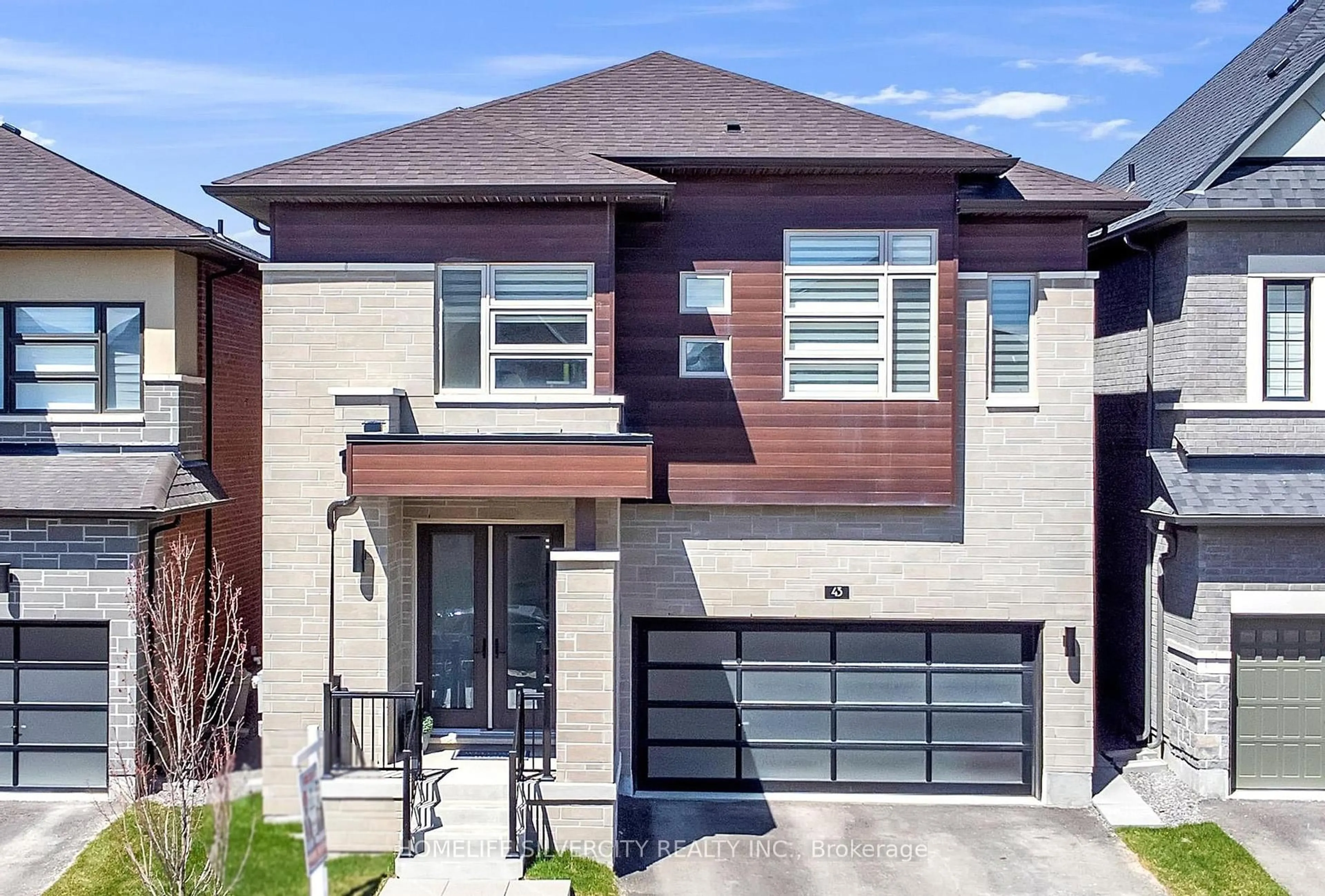 Home with brick exterior material, street for 43 Michener Dr, Brampton Ontario L6R 4E9