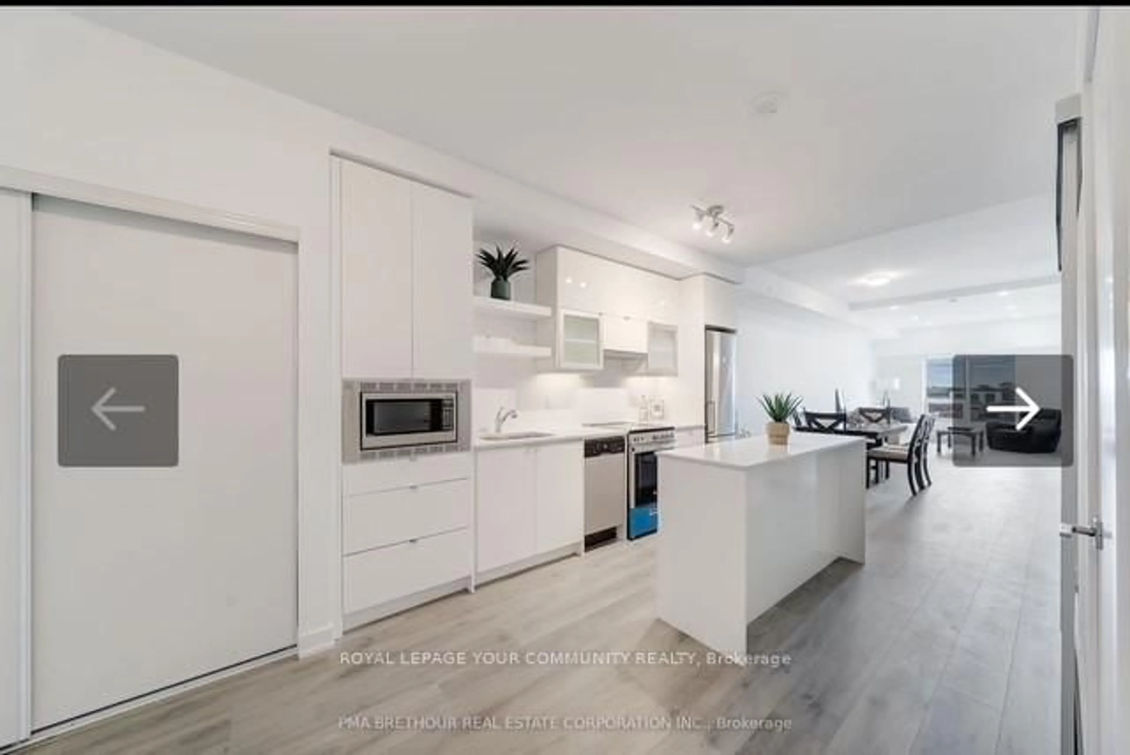 Open concept kitchen, unknown for 2433 Dufferin St #811, Toronto Ontario M6E 0B4