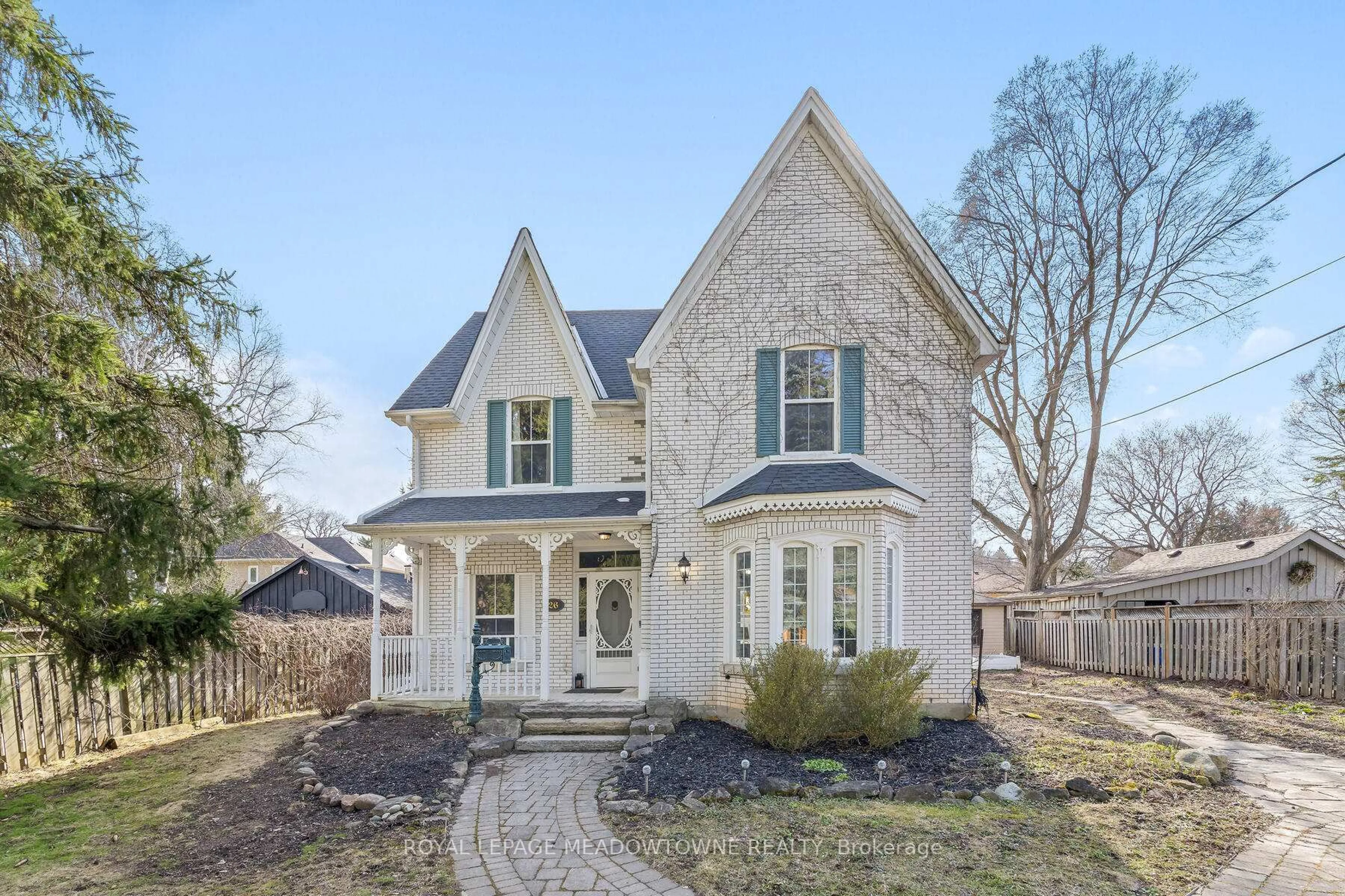 Home with brick exterior material, street for 26 Confederation St, Halton Hills Ontario L7G 3R6