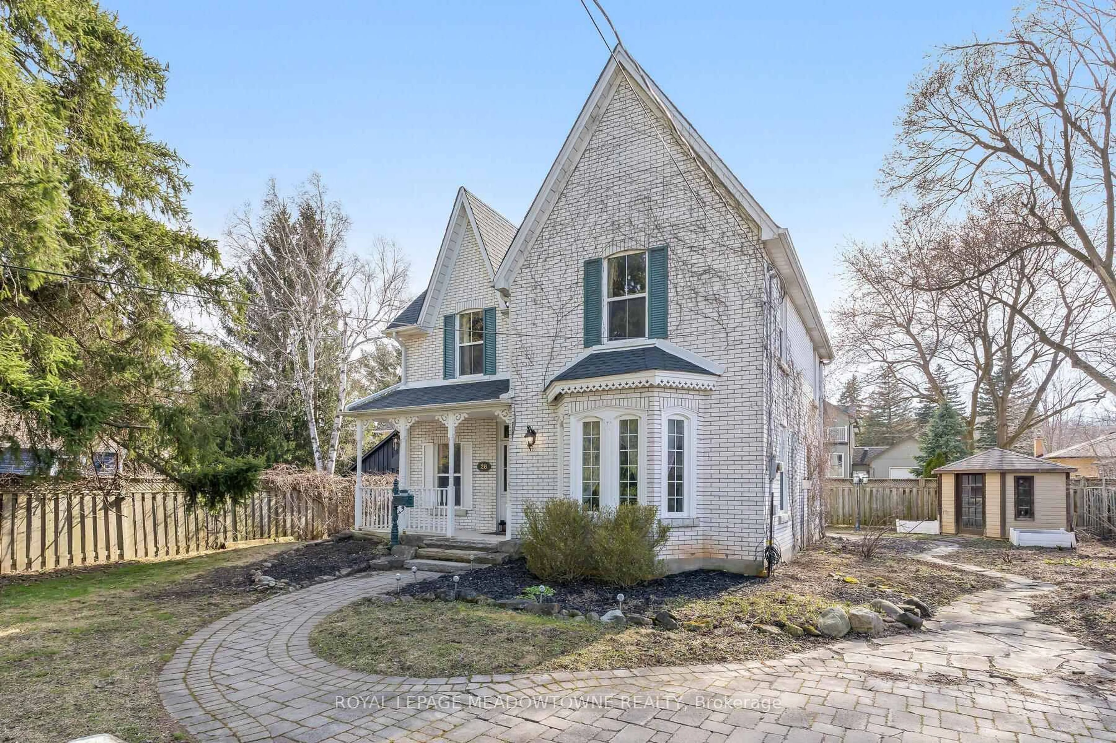 Home with brick exterior material, street for 26 Confederation St, Halton Hills Ontario L7G 3R6