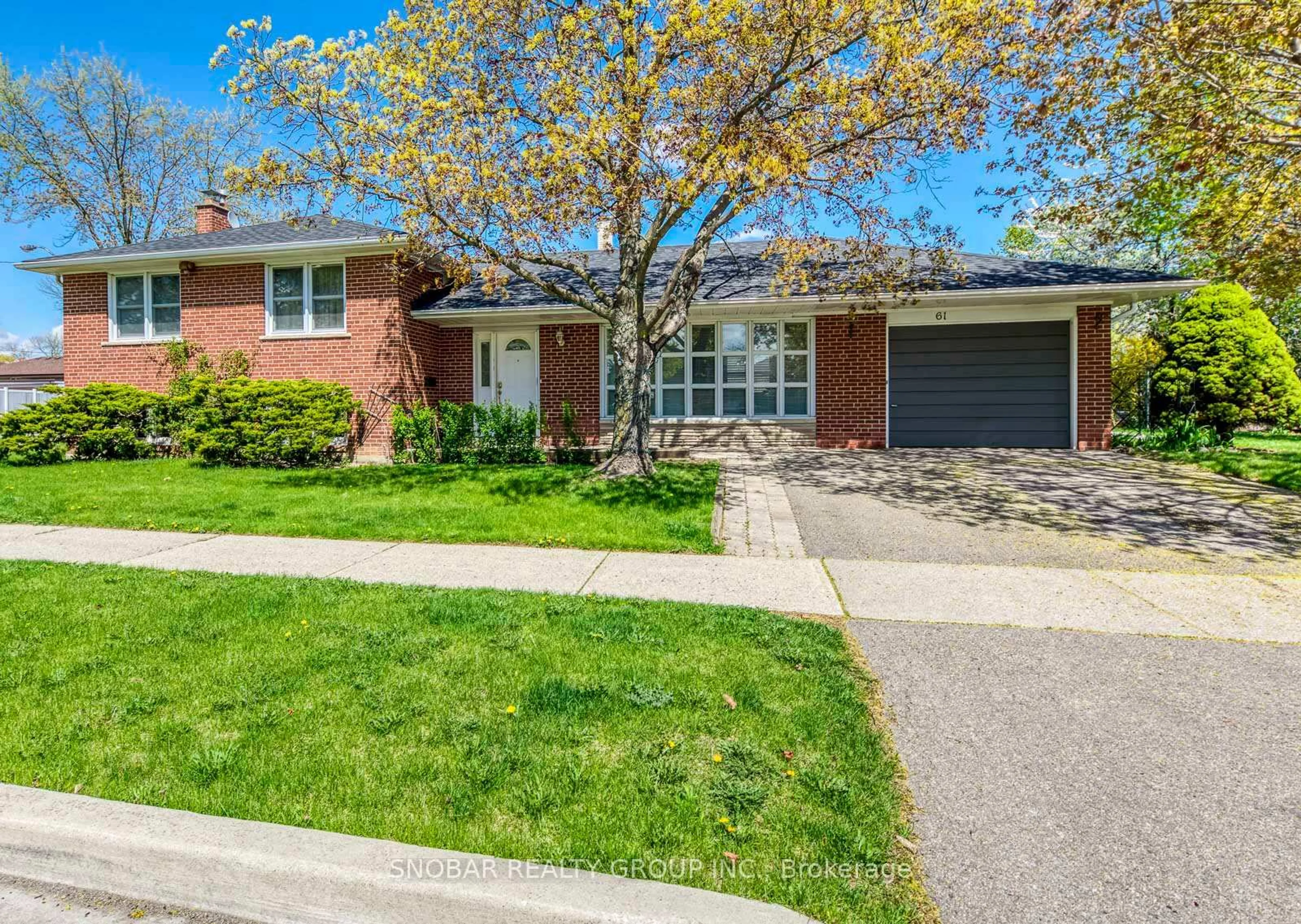 Home with brick exterior material, street for 61 Brampton Rd, Toronto Ontario M9R 3J8