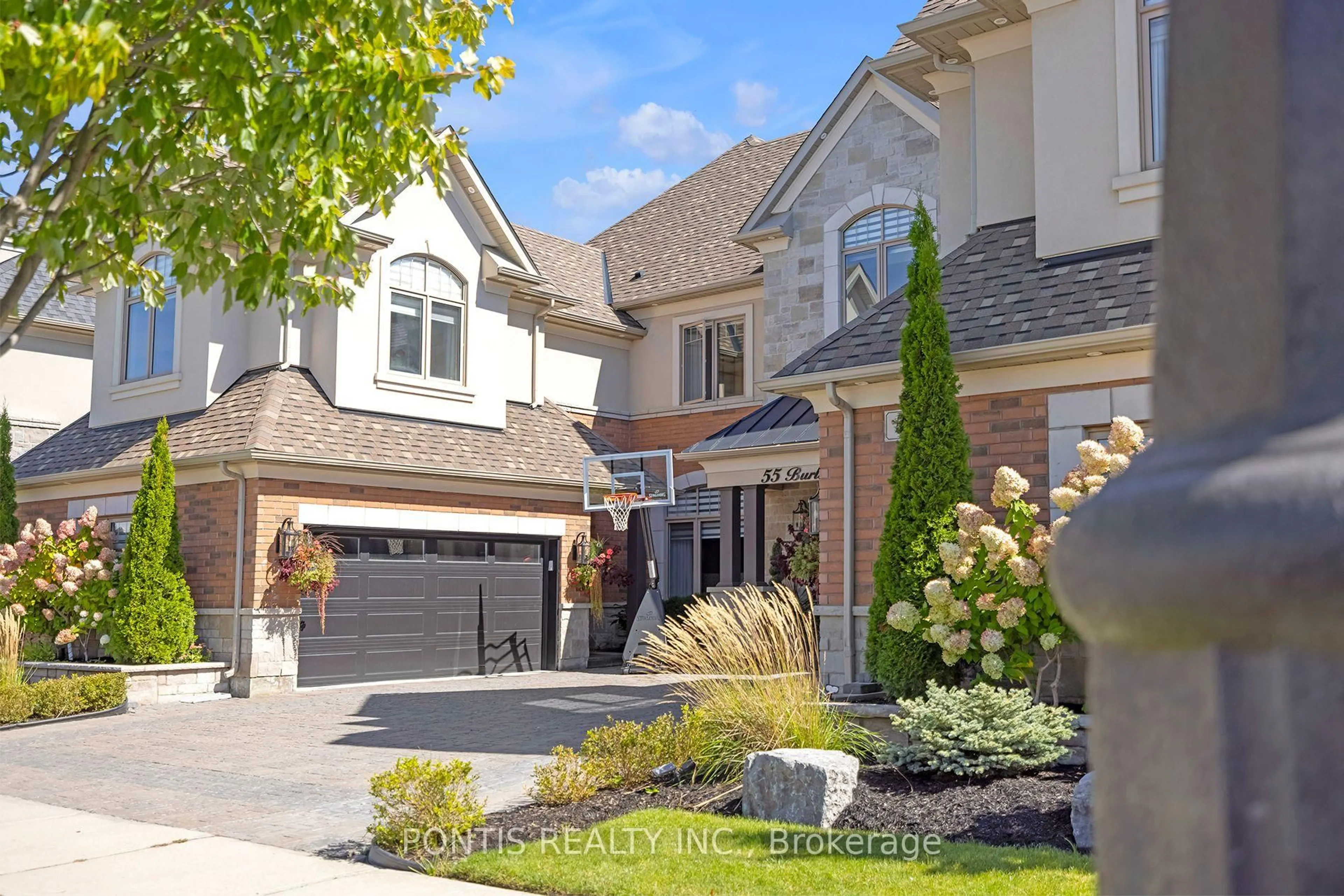 Home with brick exterior material, street for 55 Burlwood Rd, Brampton Ontario L6P 4E7