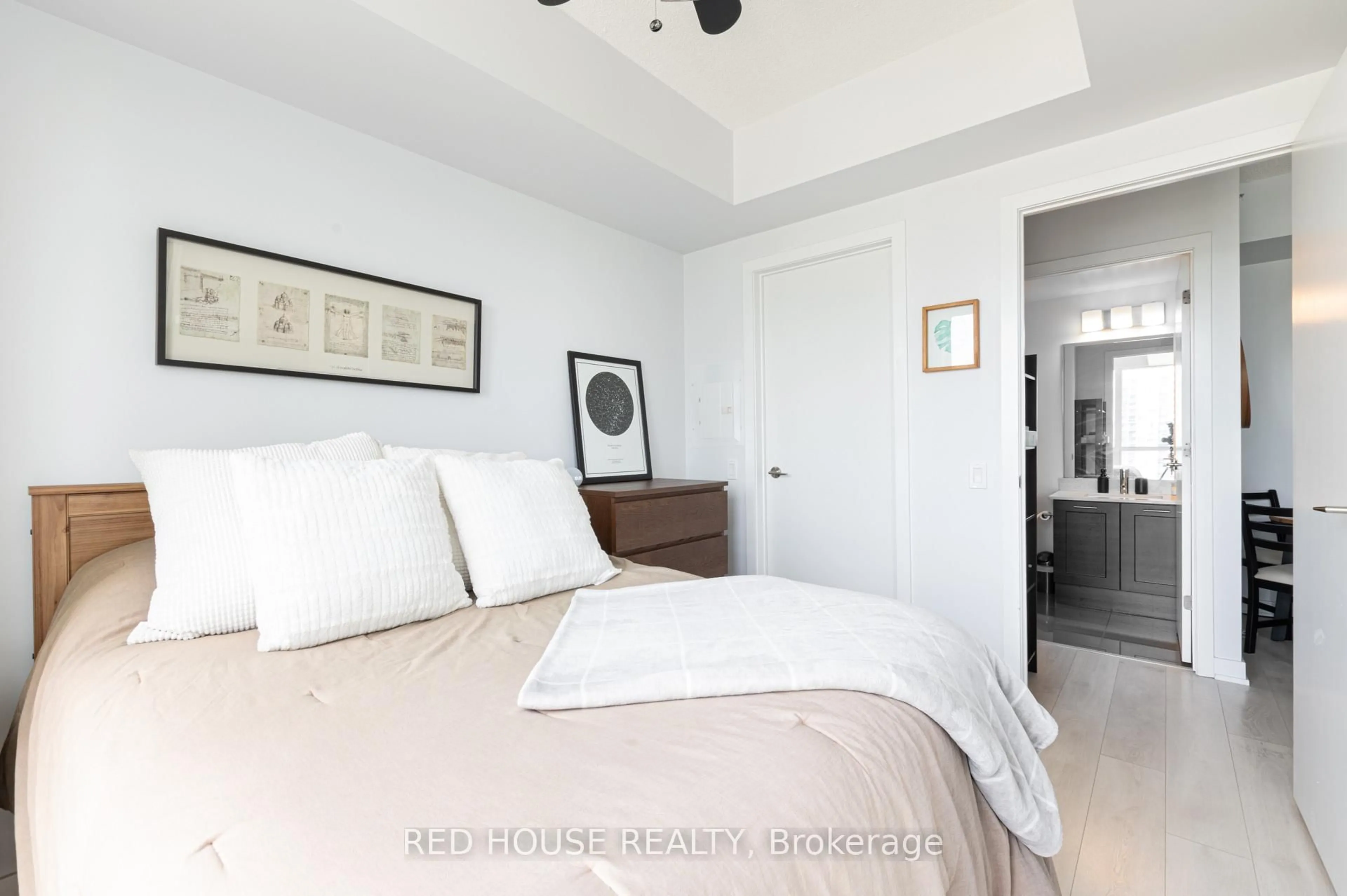 Bedroom with bed, unknown for 2200 Lakeshore Blvd #2506, Toronto Ontario M8V 1A4