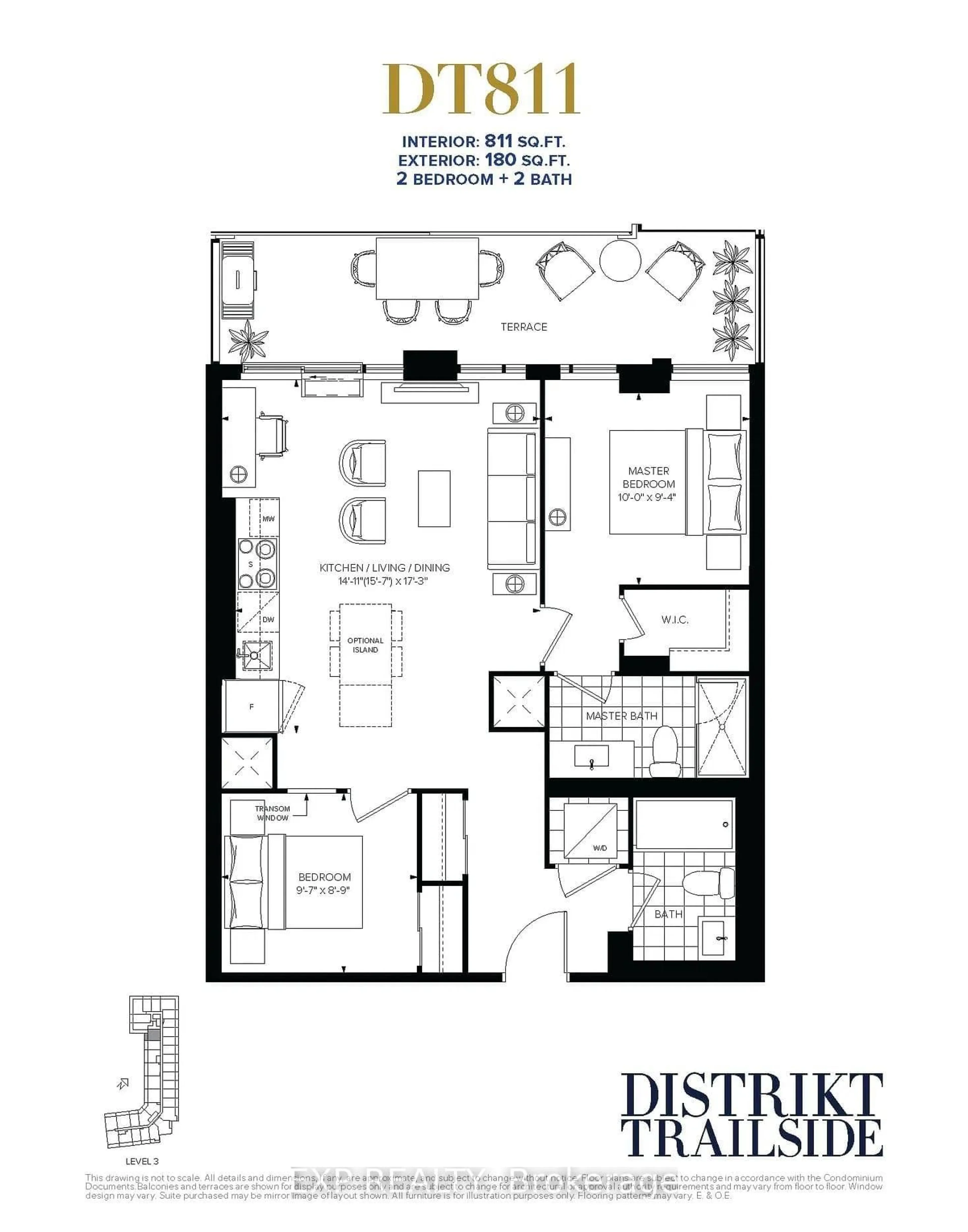 Floor plan for 405 Dundas St #307, Oakville Ontario L6M 5P9