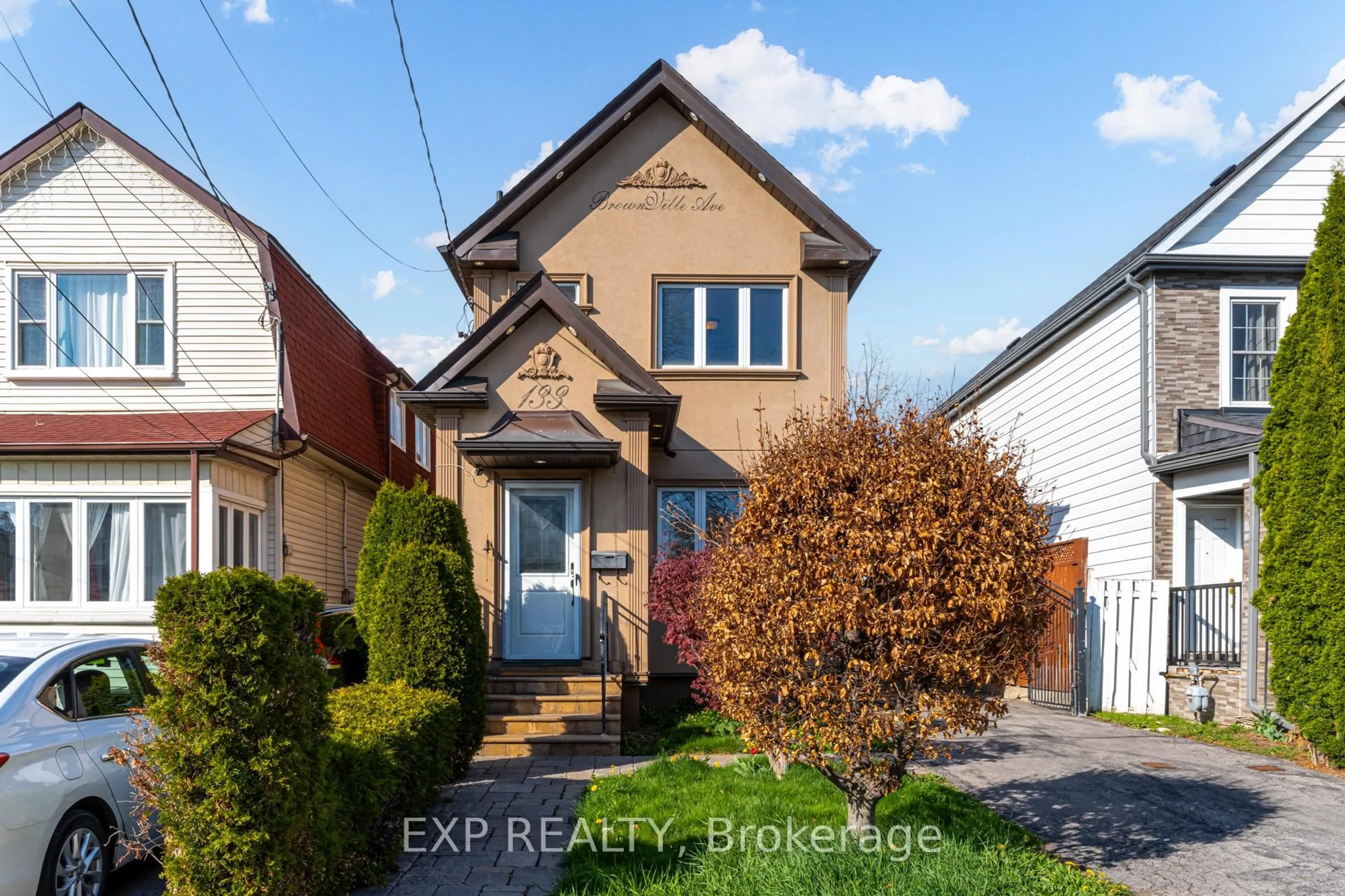 Home with brick exterior material, street for 133 Brownville Ave, Toronto Ontario M6N 4L2