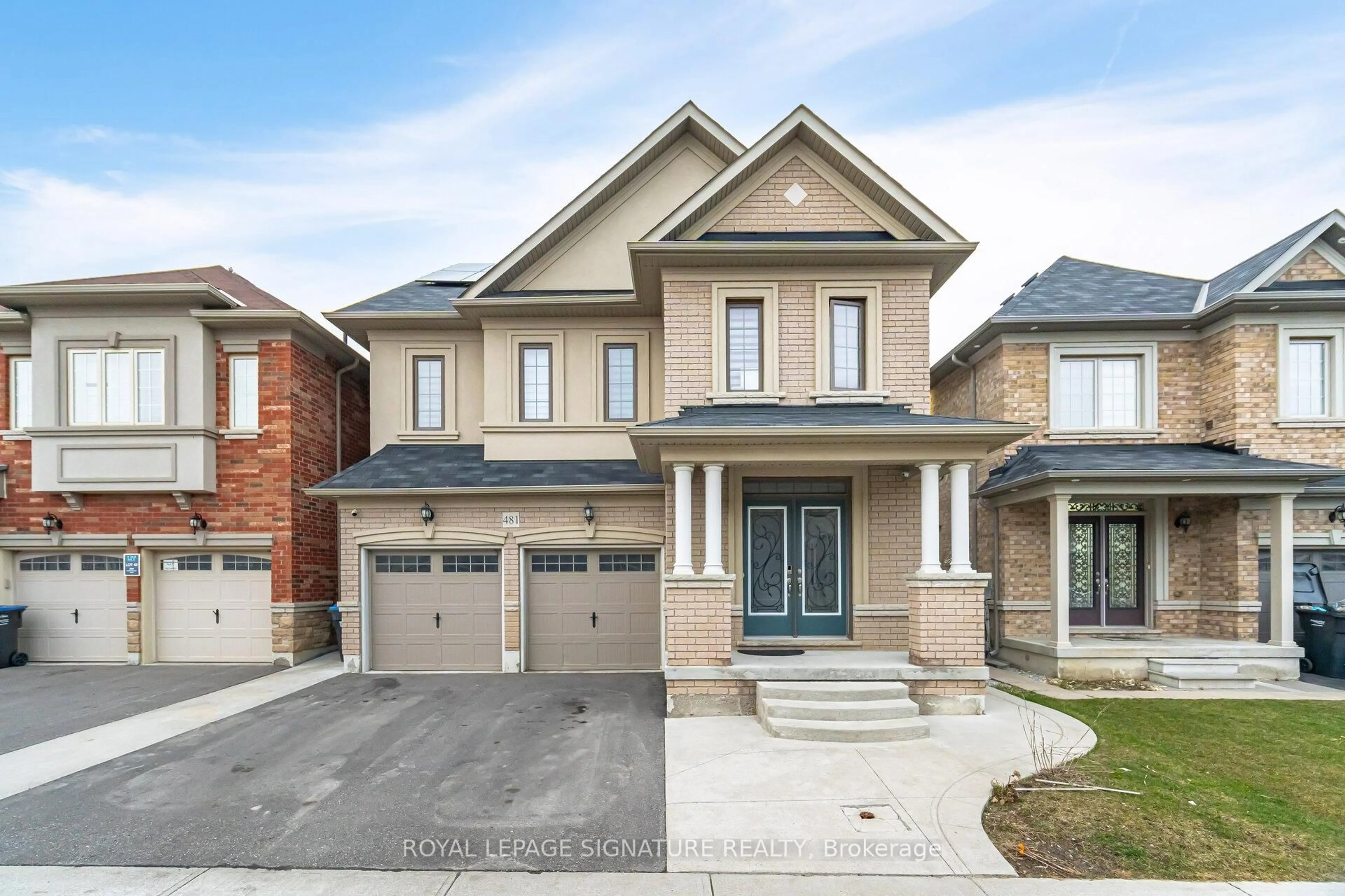 Home with brick exterior material, street for 481 Brisdale Dr, Brampton Ontario L7A 0G4