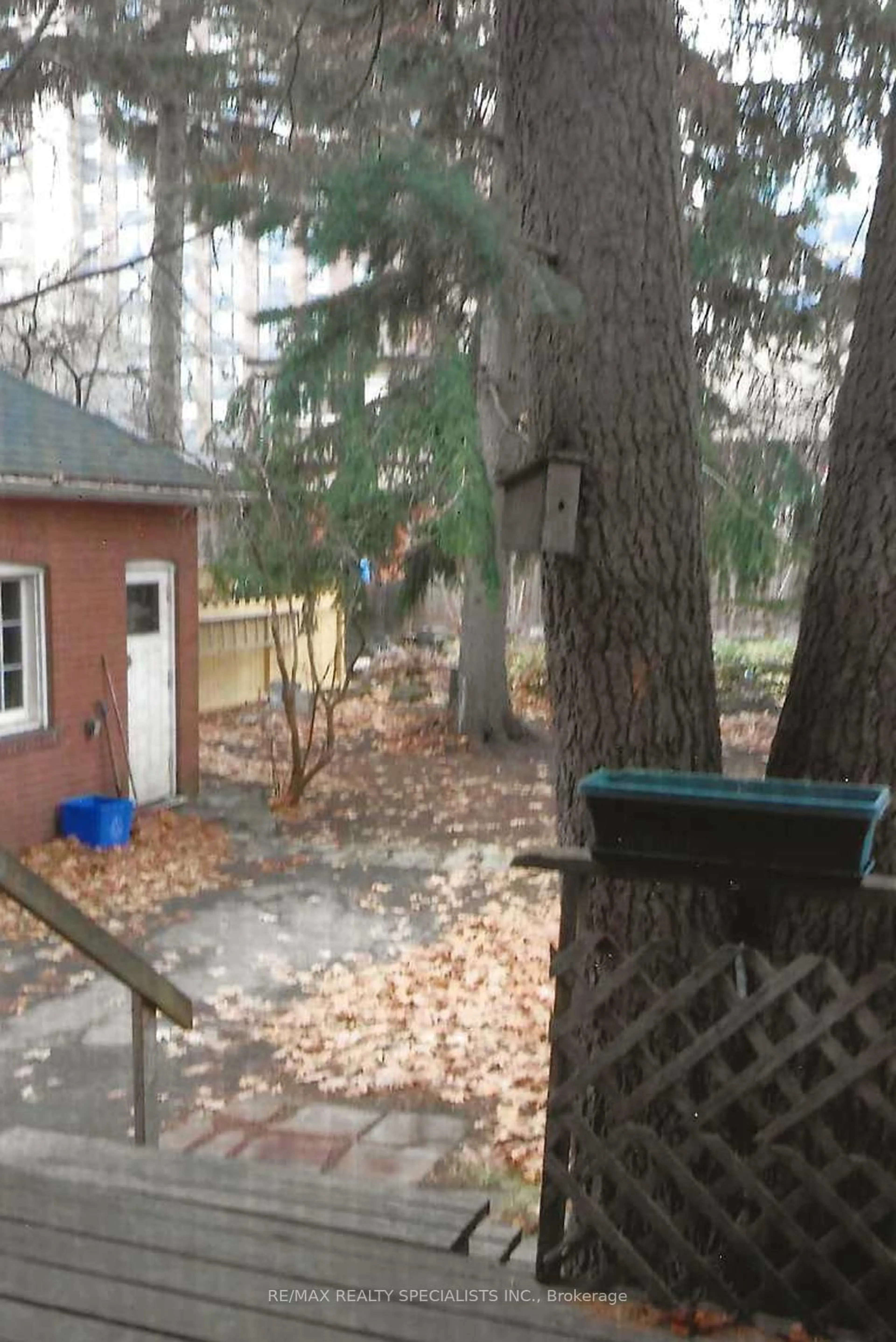 Patio, forest/trees view for 16 Wellington St, Brampton Ontario L6W 1Y2