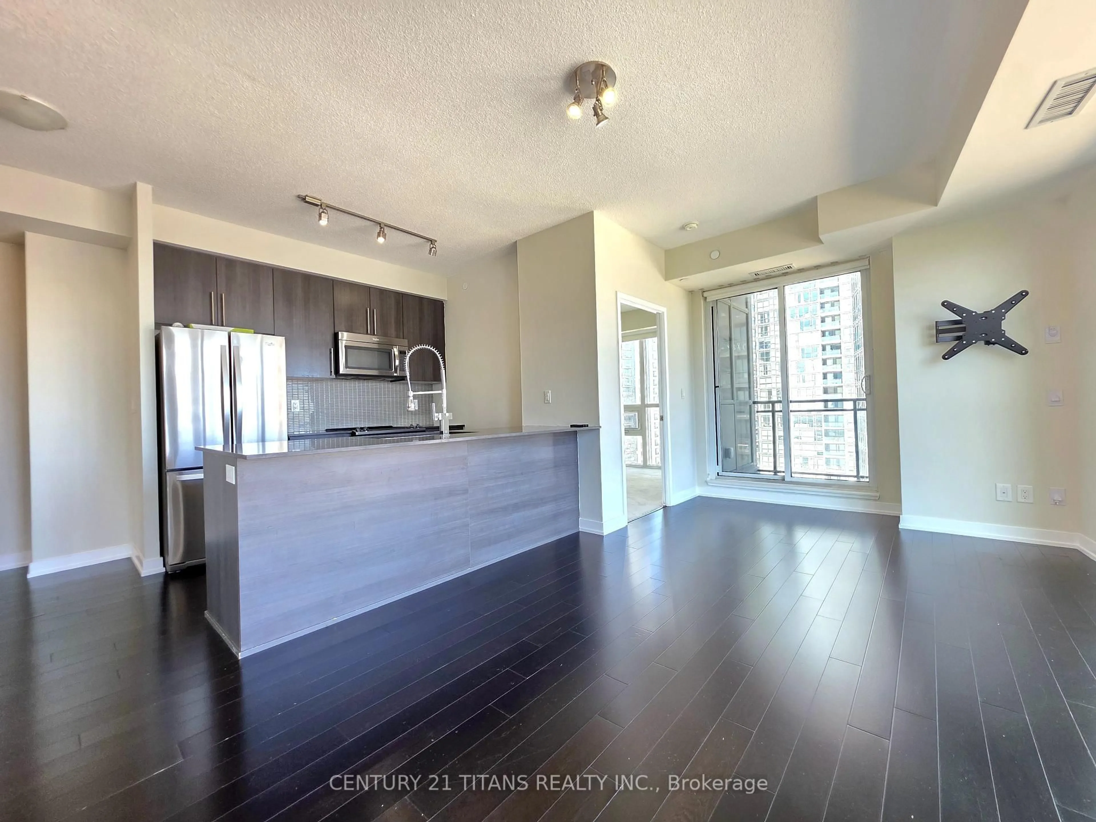 Open concept kitchen, unknown for 4011 Brickstone Mews #1205, Mississauga Ontario L5B 0G3