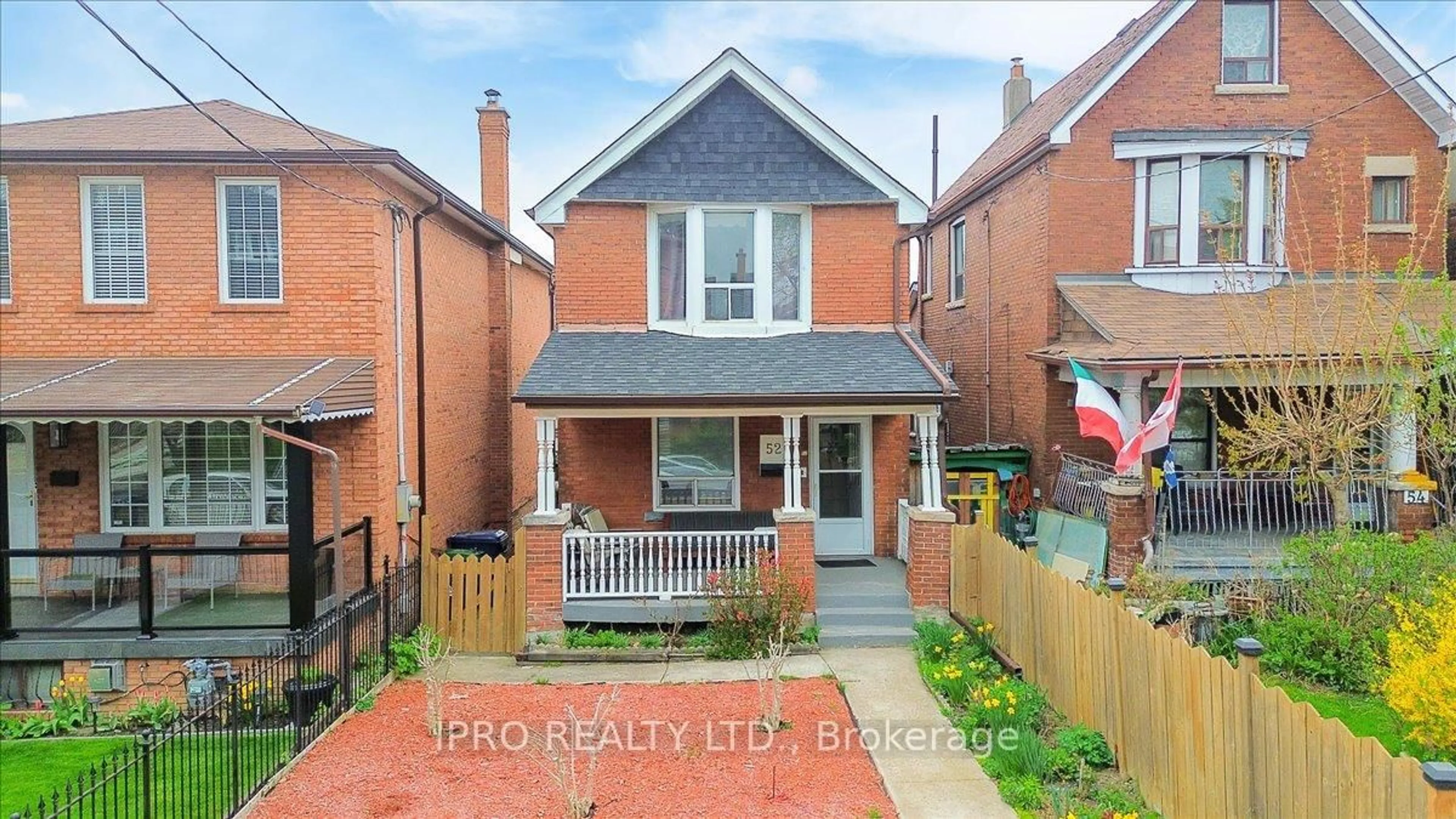 Home with brick exterior material, street for 52 Nairn Ave, Toronto Ontario M6E 4G7