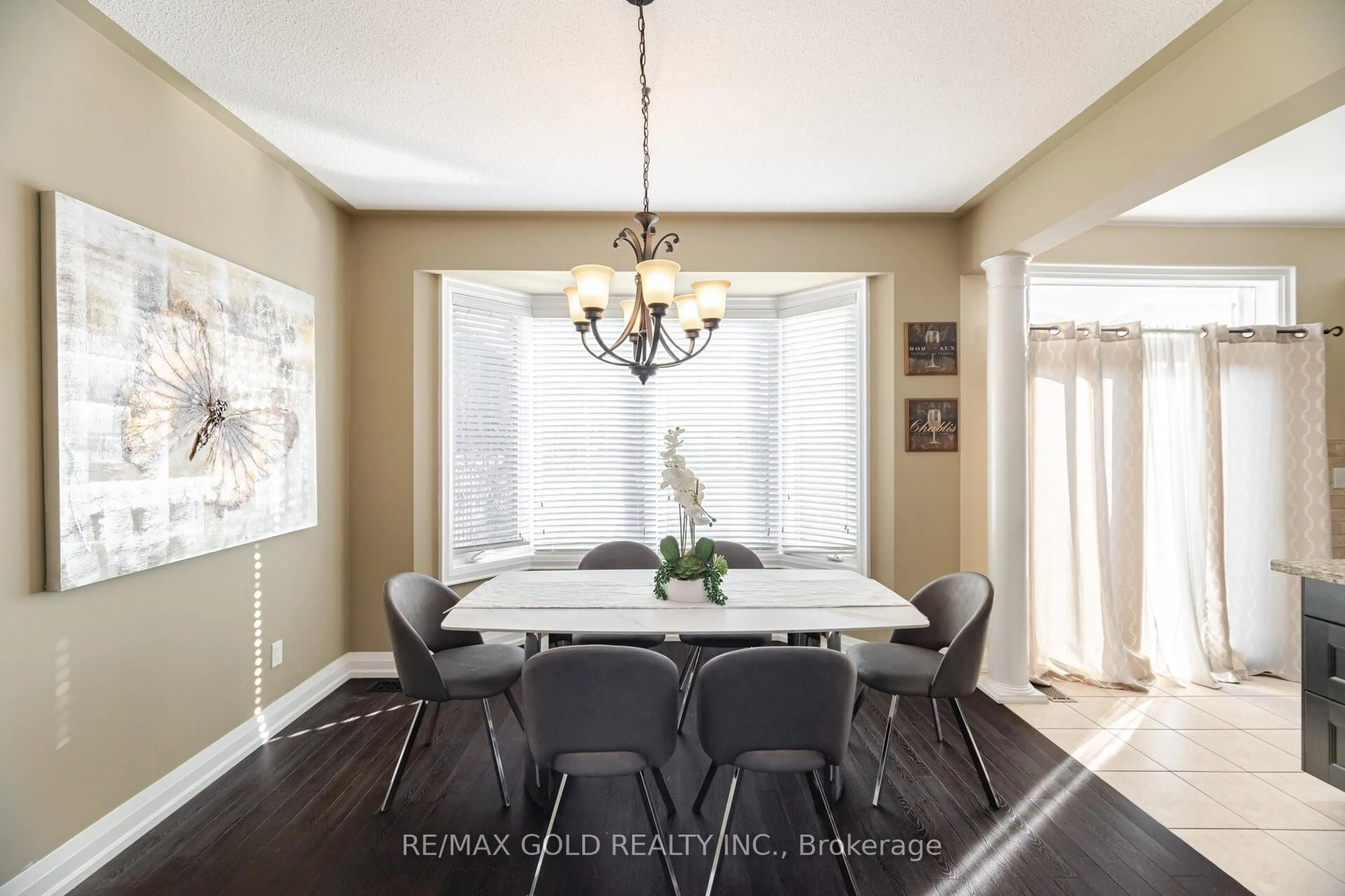 Dining room, ceramic/tile floor for 36 Edenfield St, Brampton Ontario L6R 0M7