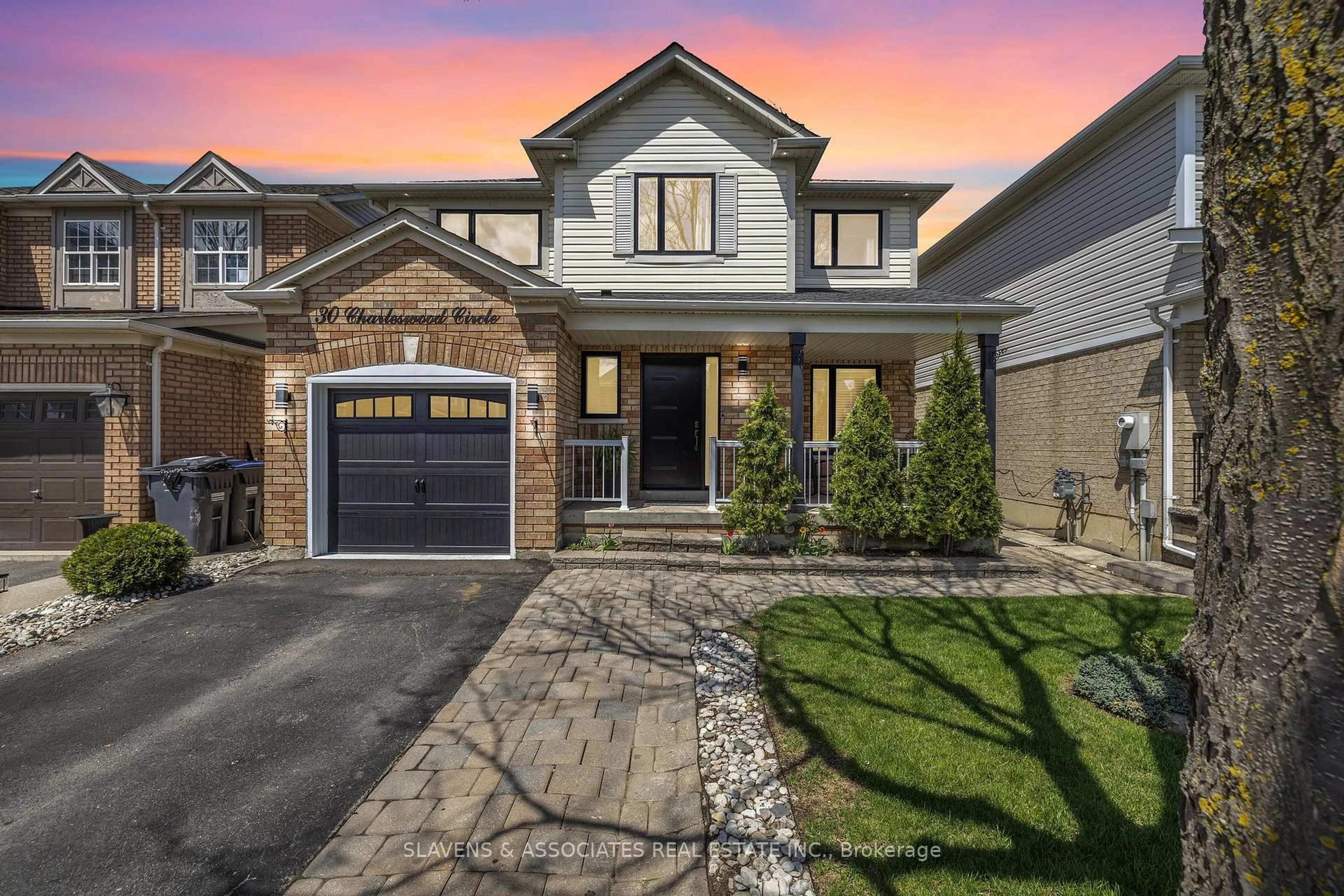 Home with brick exterior material, street for 30 Charleswood Circ, Brampton Ontario L7A 1Z2
