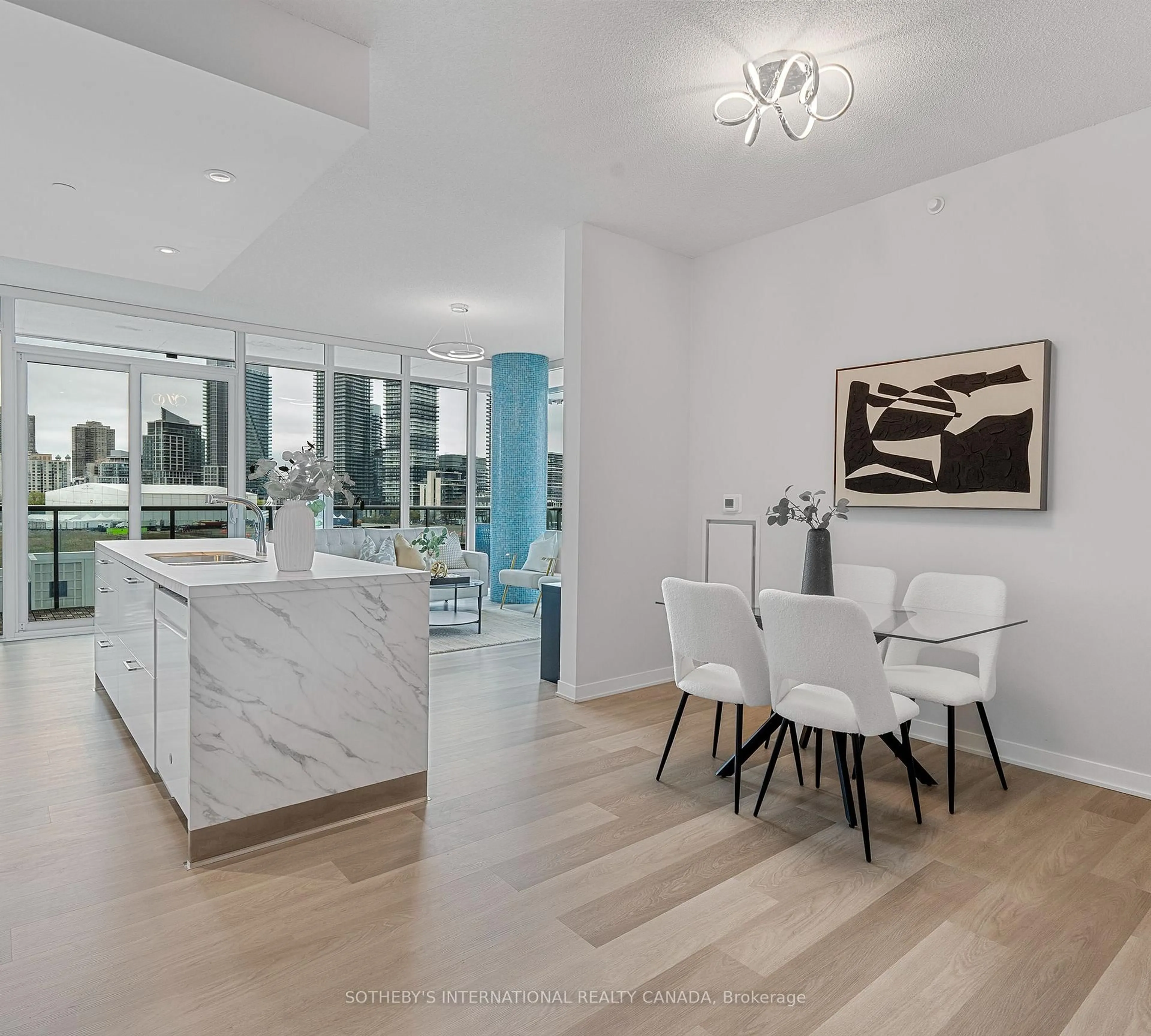 Open concept kitchen, unknown for 88 Park Lawn Rd #608, Toronto Ontario M8Y 0B5