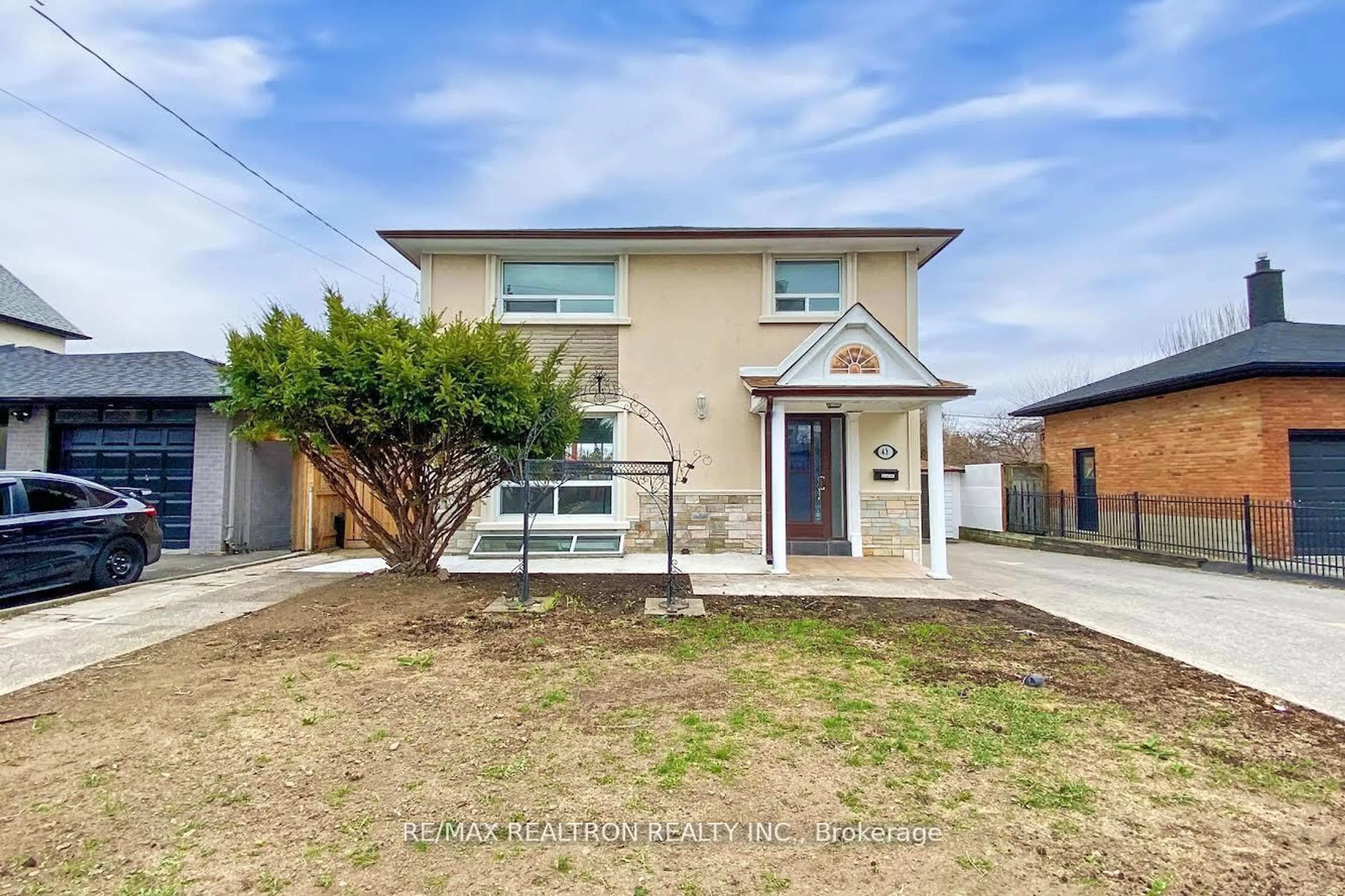 Home with brick exterior material, street for 43 Beckett Ave, Toronto Ontario M6L 2B3