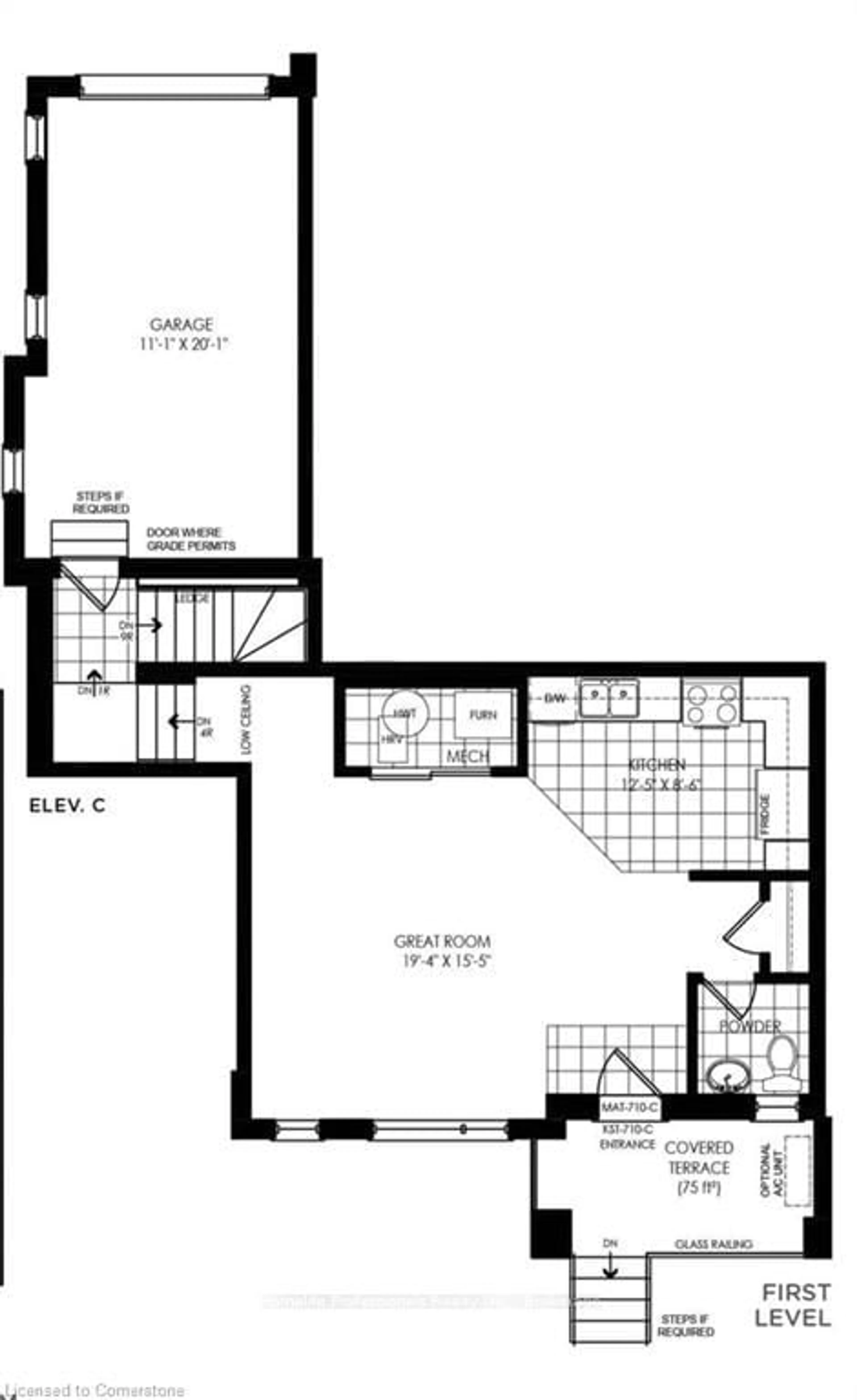 Floor plan for 15 Fieldridge Cres #13, Brampton Ontario L6R 0A7