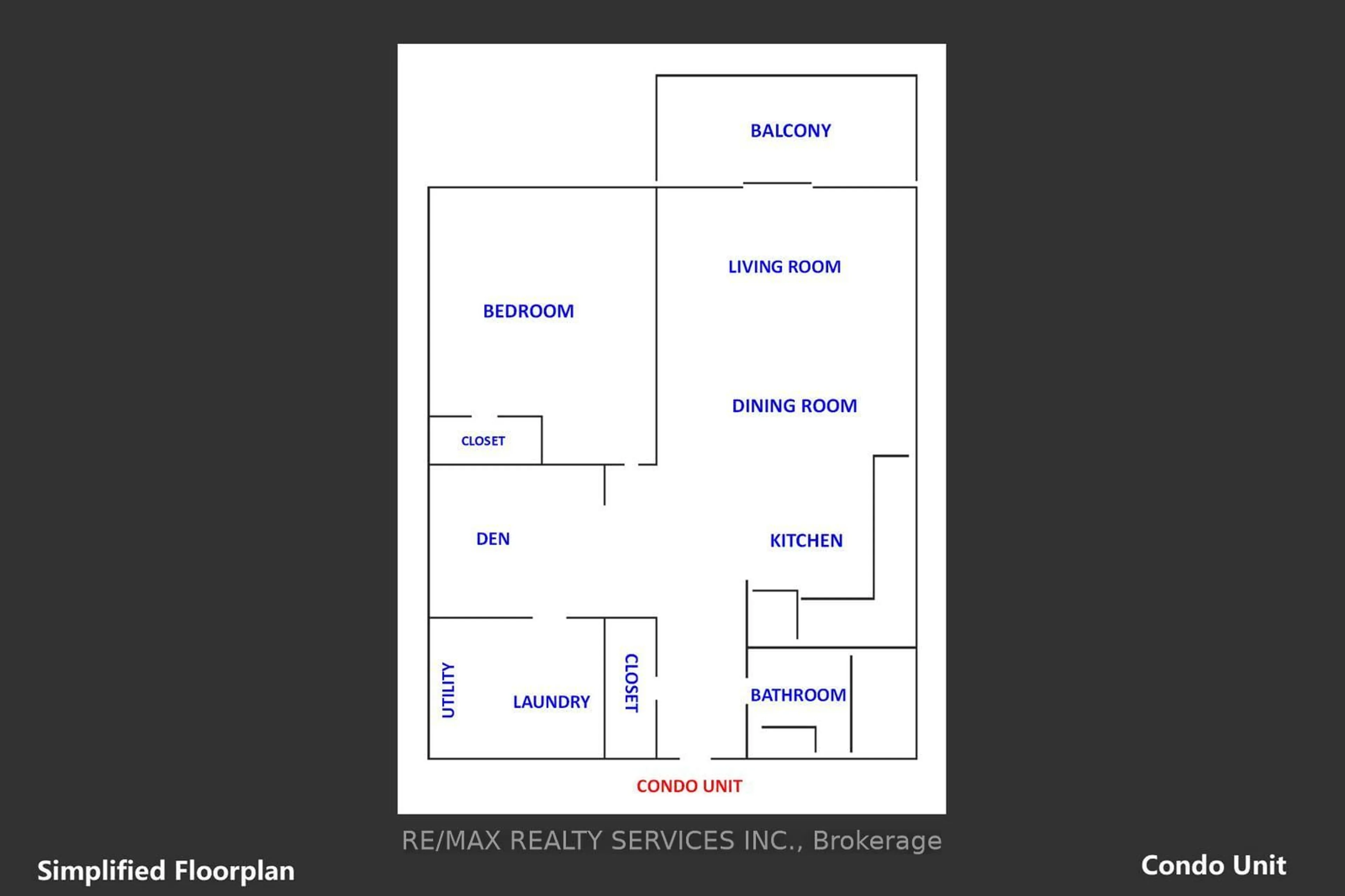 Floor plan for 50 Sky Harbour Dr #411, Brampton Ontario L6Y 6B8