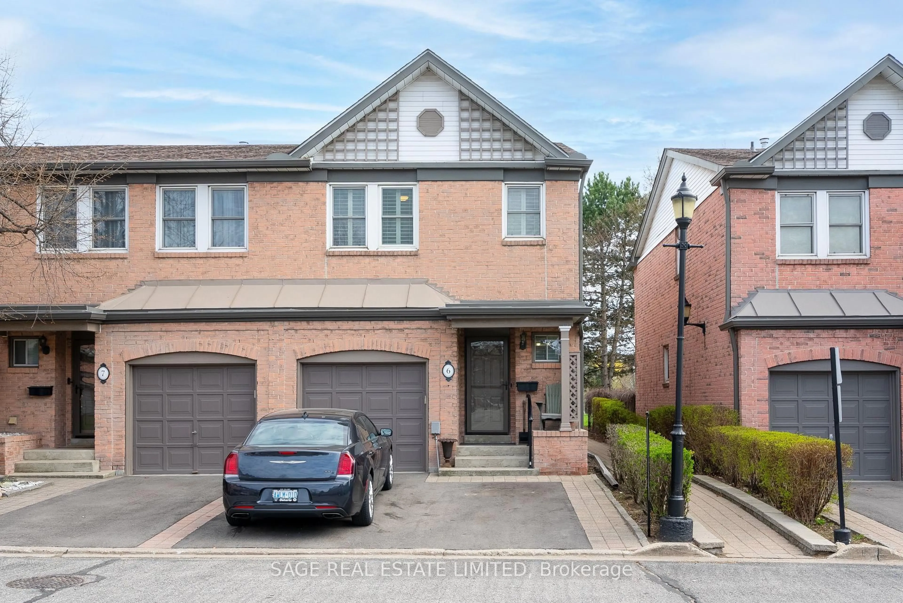 Home with brick exterior material, street for 385 The East Mall N/A #6, Toronto Ontario M9B 6J4