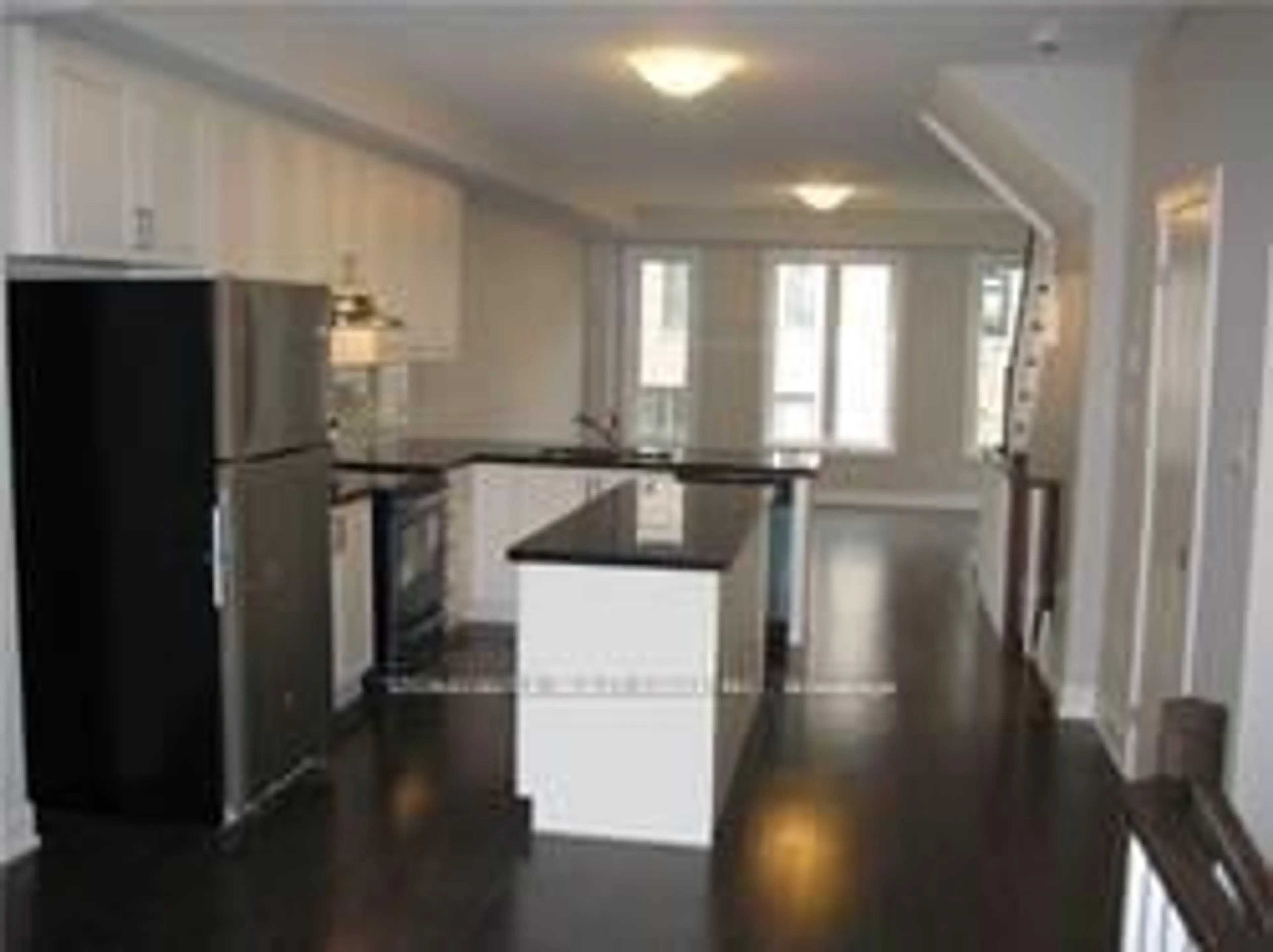 Open concept kitchen, wood/laminate floor for 1145 Beachcomber Rd, Mississauga Ontario L5G 0B4
