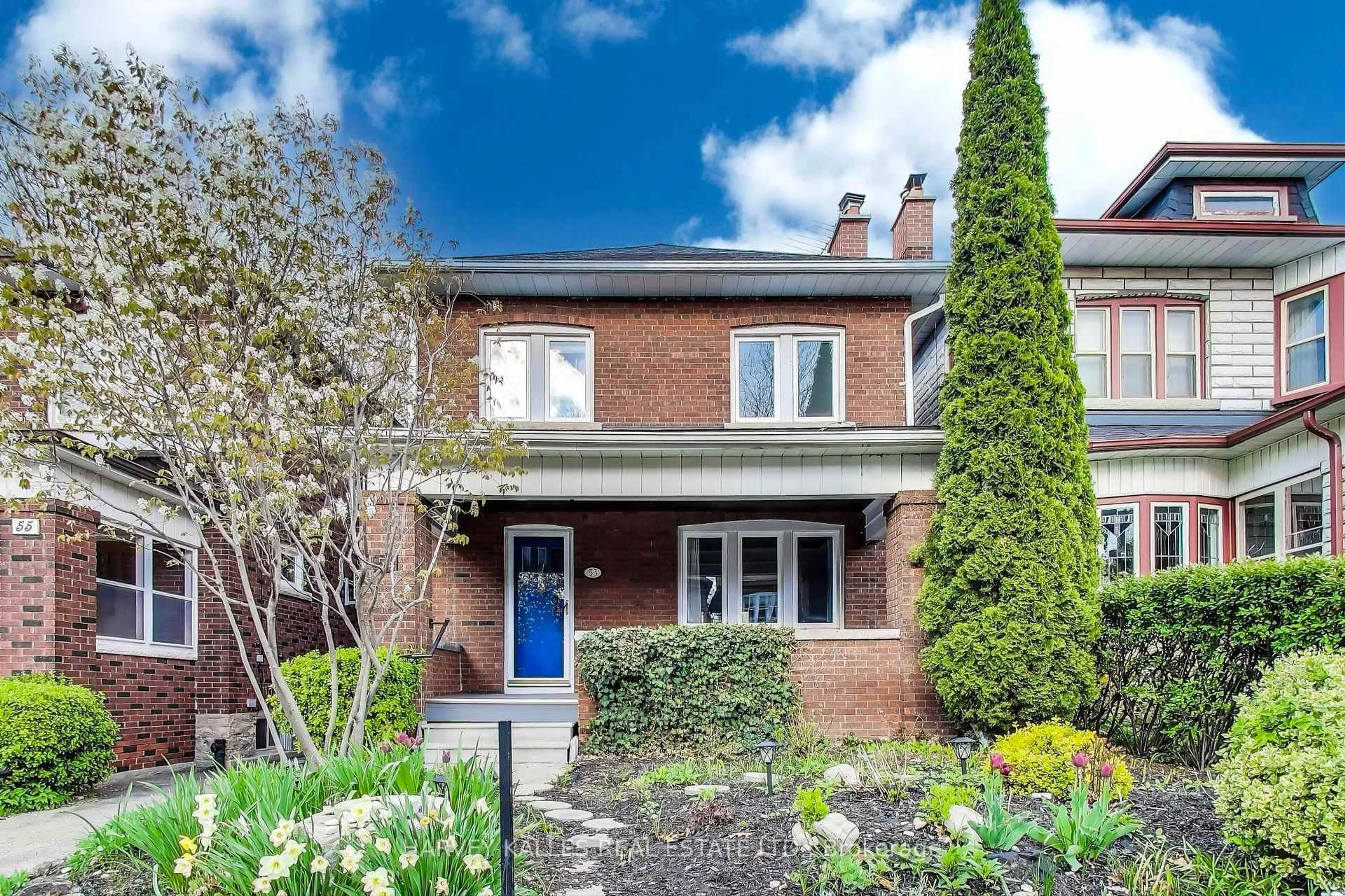 Home with brick exterior material, street for 53 Humber Tr, Toronto Ontario M6S 4C2