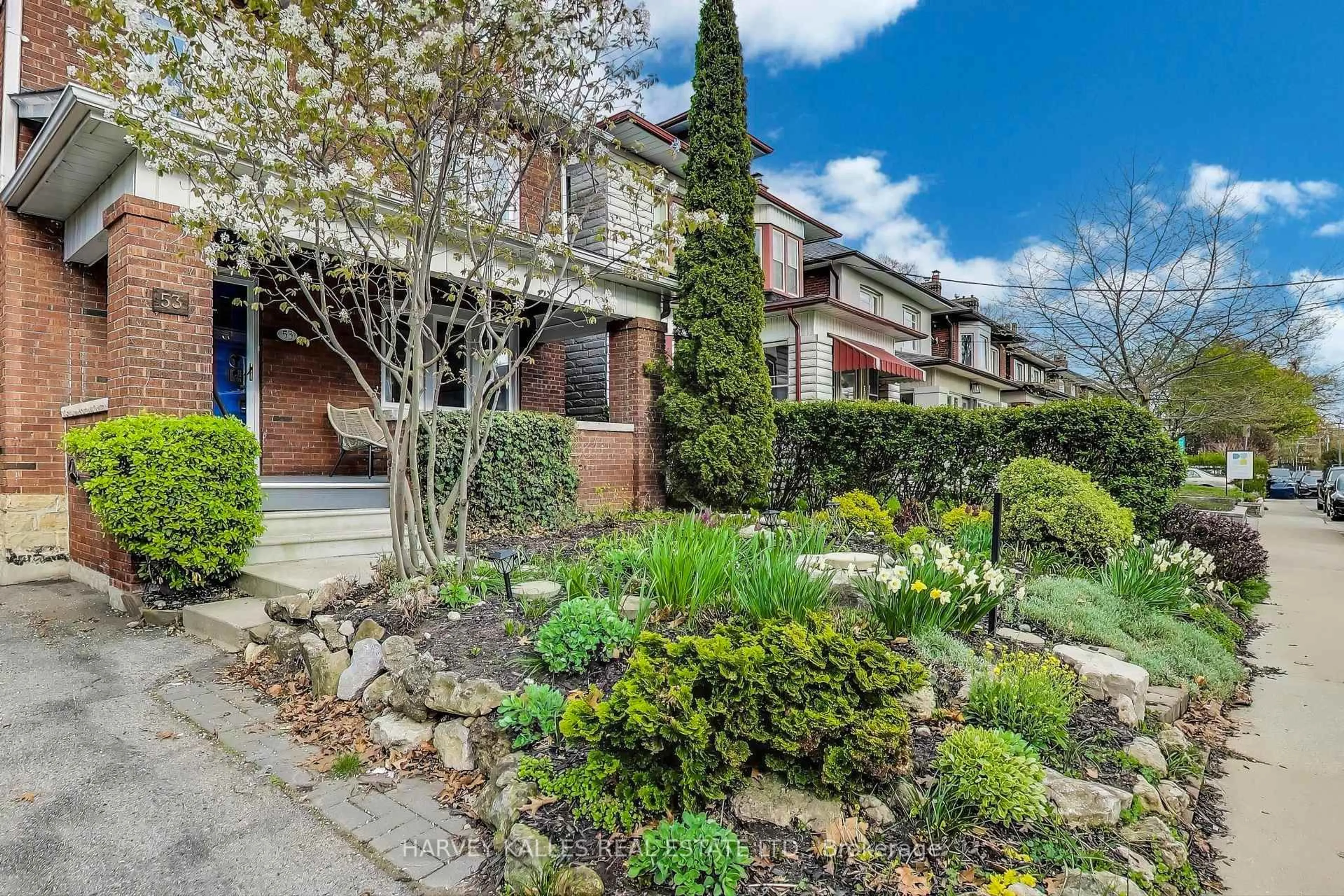 Home with brick exterior material, street for 53 Humber Tr, Toronto Ontario M6S 4C2