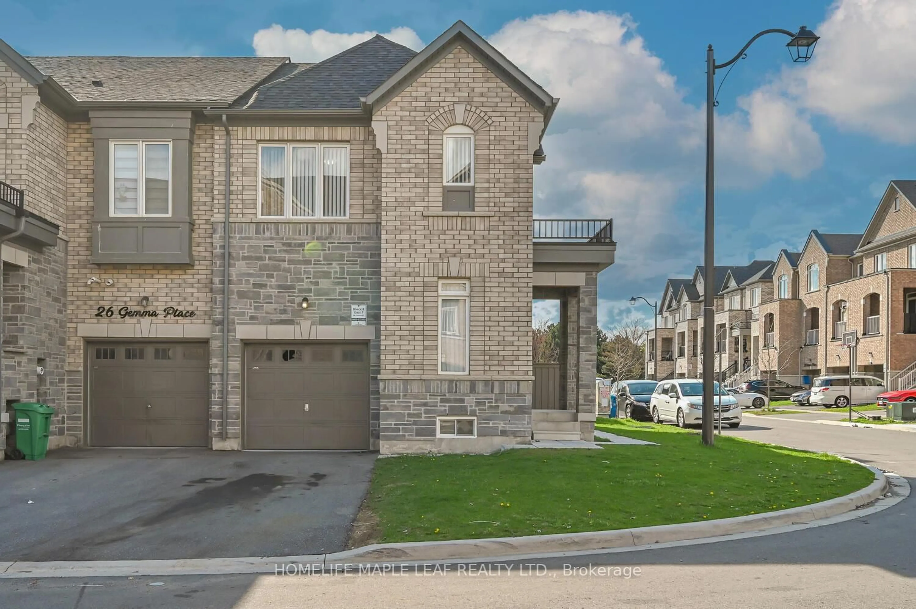 Home with brick exterior material, street for 28 Gemma Pl, Brampton Ontario L6Z 1X9
