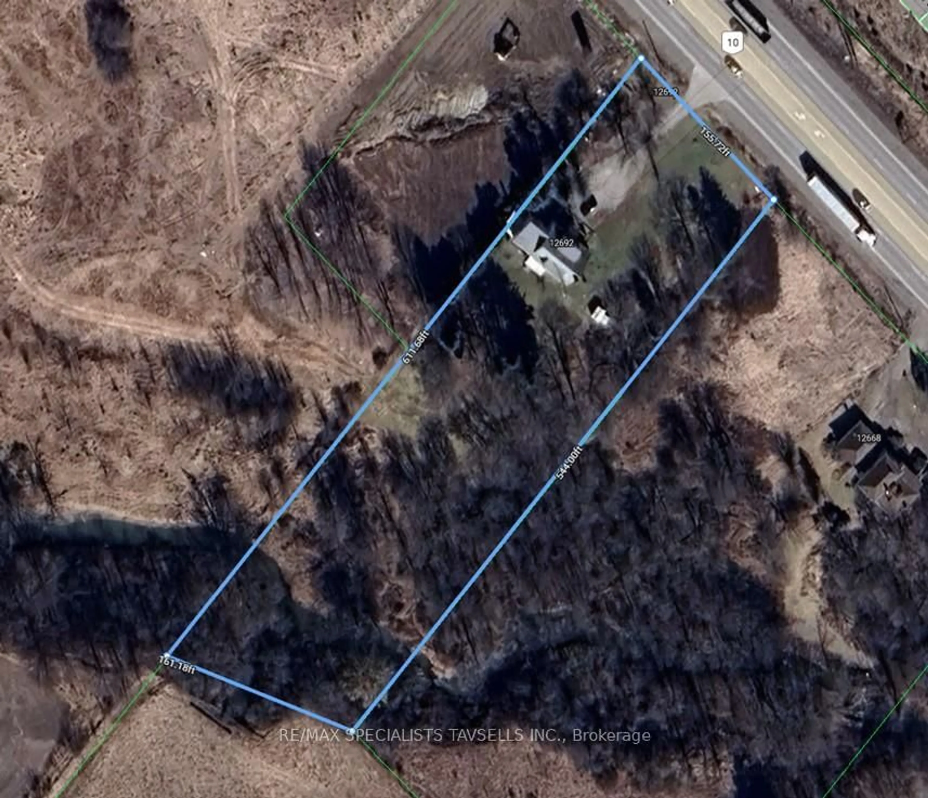 A pic from outside/outdoor area/front of a property/back of a property/a pic from drone, building for 12692 Hurontario St, Caledon Ontario L7C 2B7