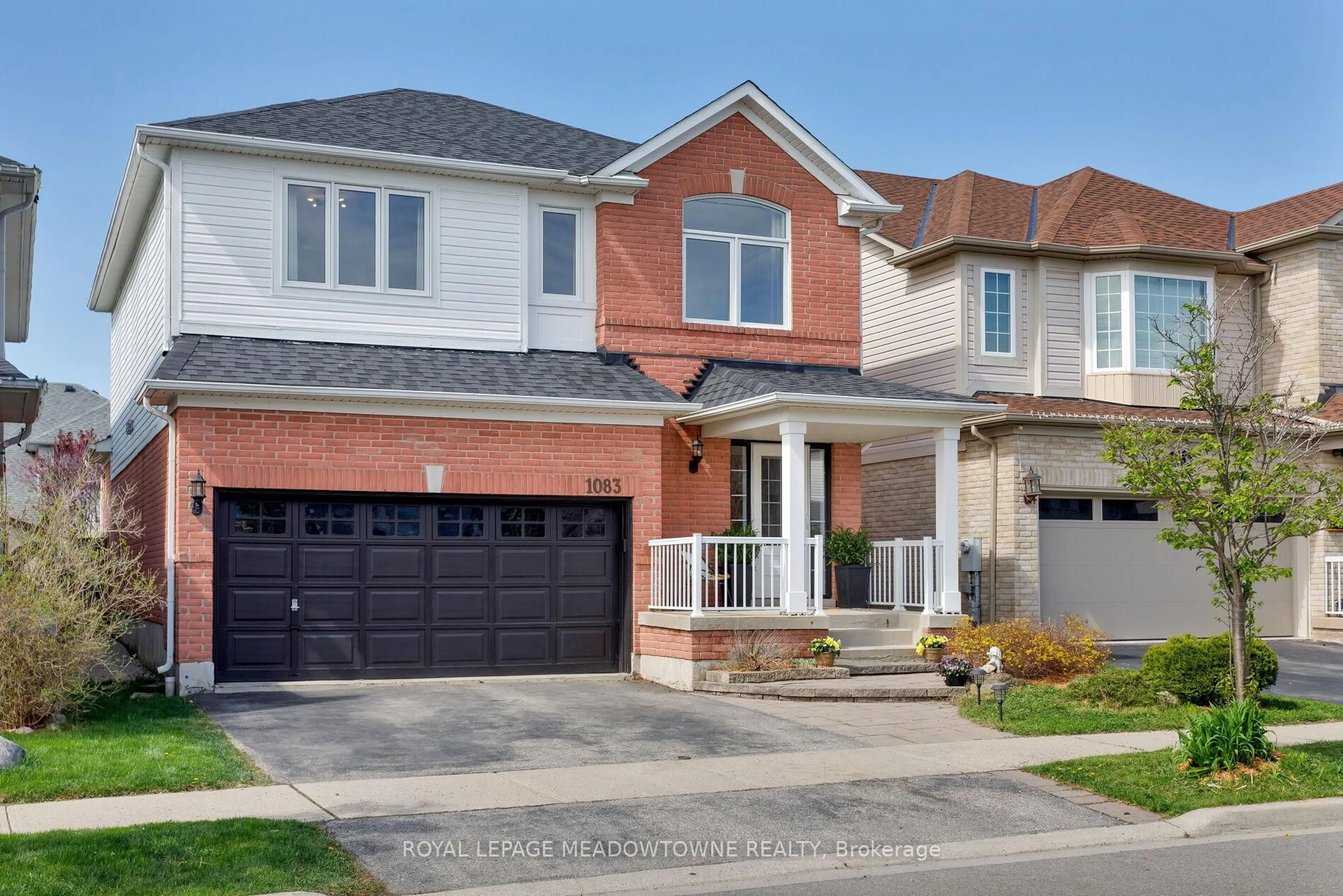 Home with brick exterior material, street for 1083 Easterbrook Cres, Milton Ontario L9T 0C3