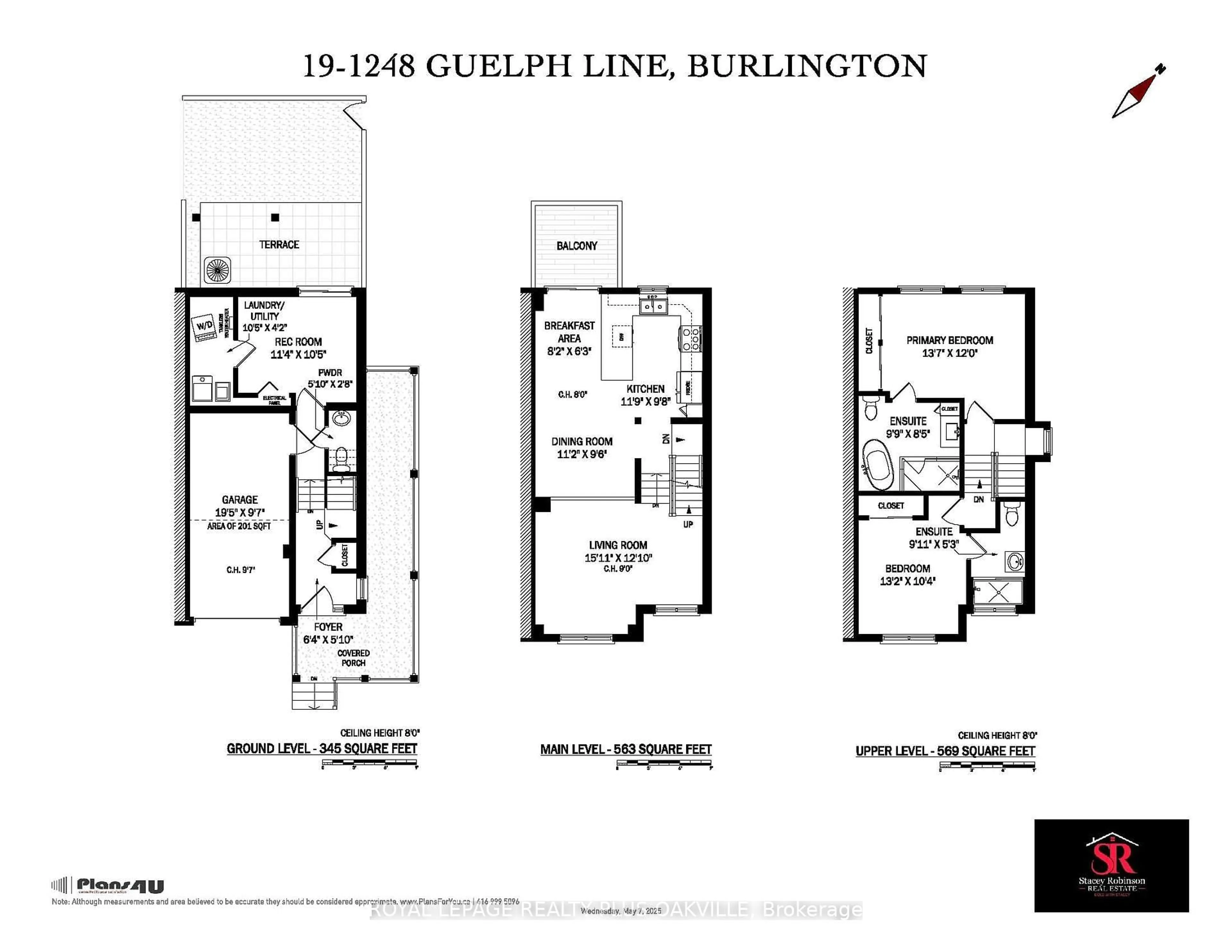 Floor plan for 1248 Guelph Line #19, Burlington Ontario L7P 2S9