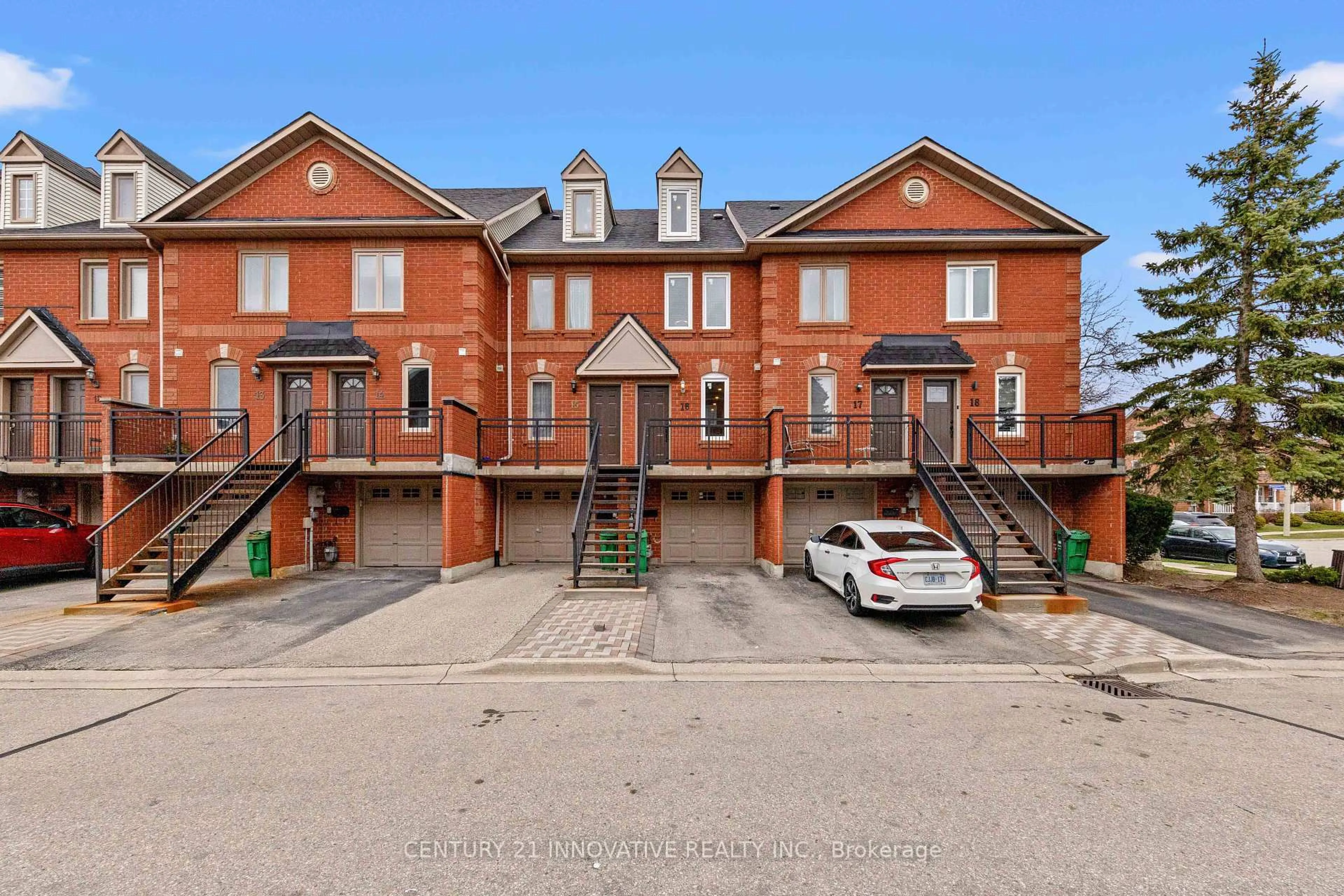Home with brick exterior material, street for 3895 Doug Leavens Blvd #16, Mississauga Ontario L5N 7G1