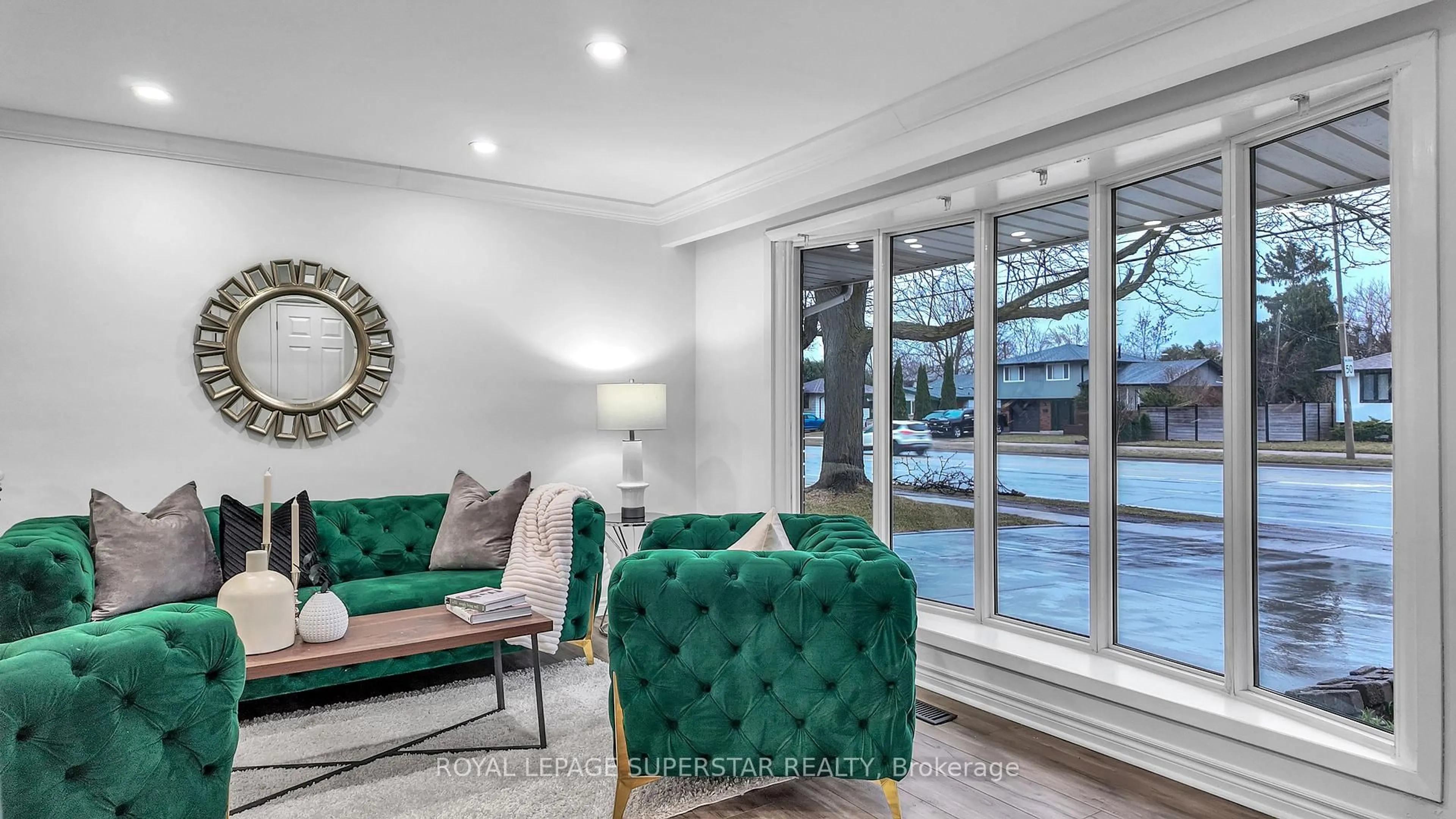 Living room with furniture, unknown for 615 Walkers Line, Burlington Ontario L7N 2E6