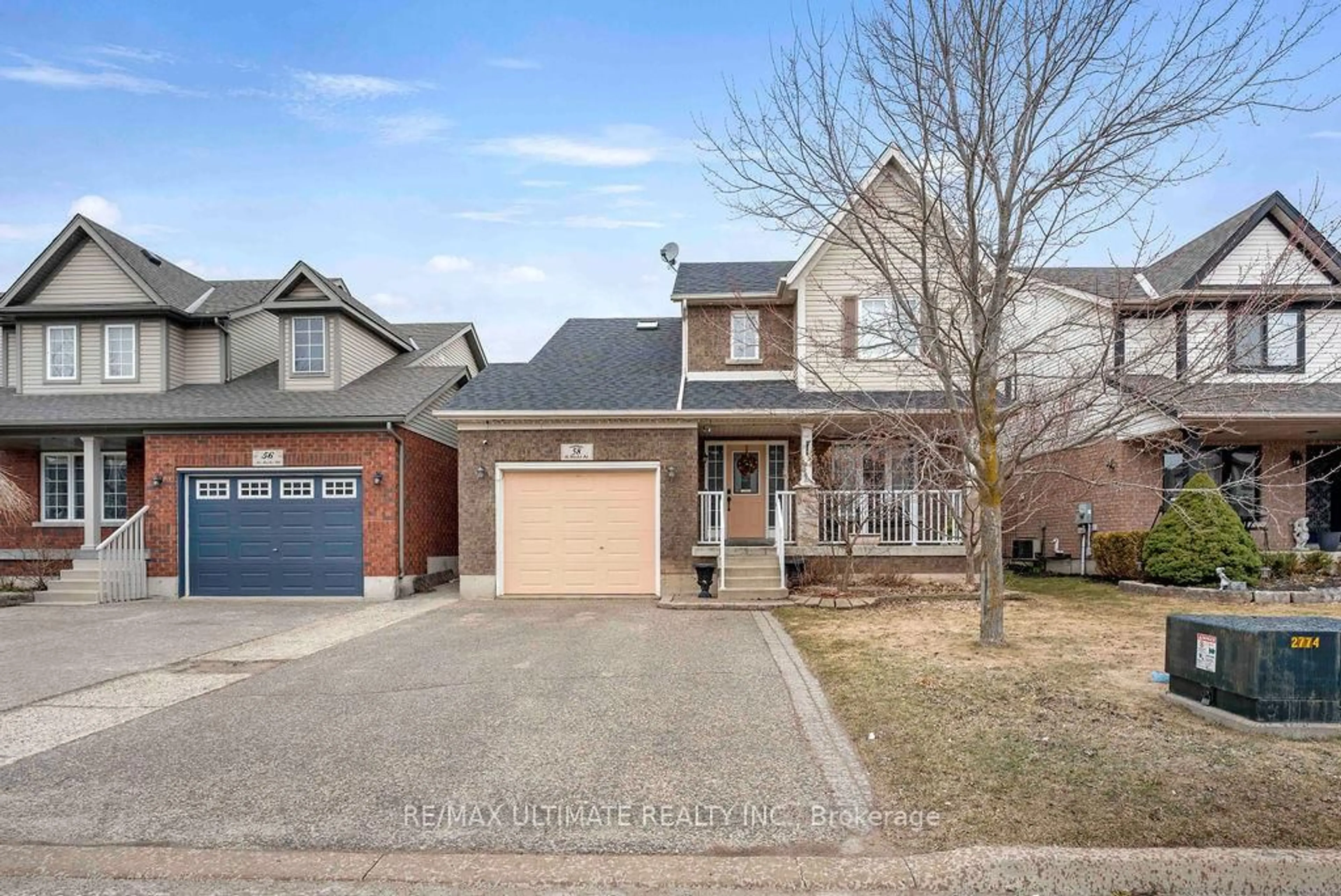 Home with brick exterior material, street for 58 McMaster Rd, Orangeville Ontario L9W 5K8