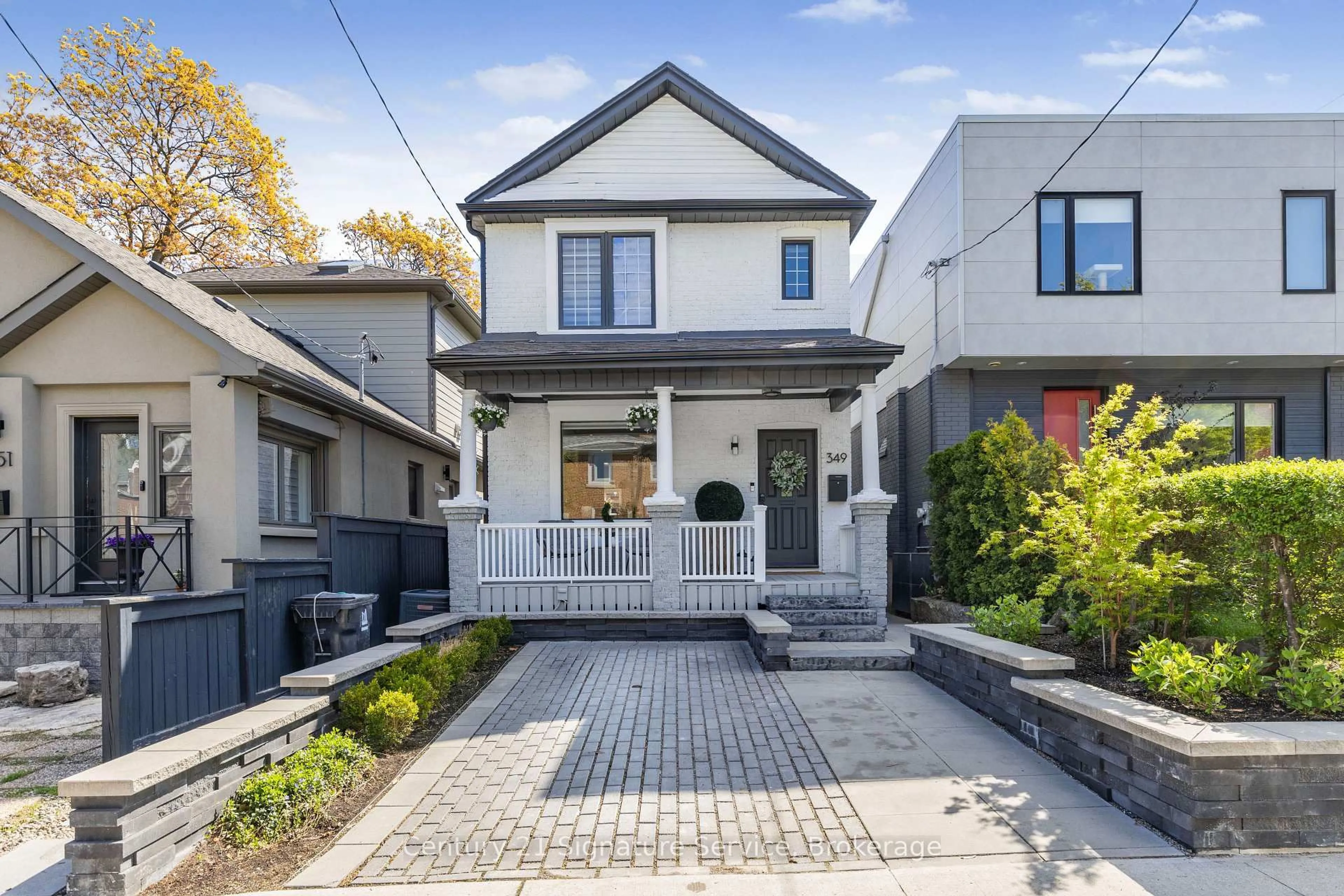 Home with brick exterior material, street for 349 Windermere Ave, Toronto Ontario M6S 3L1