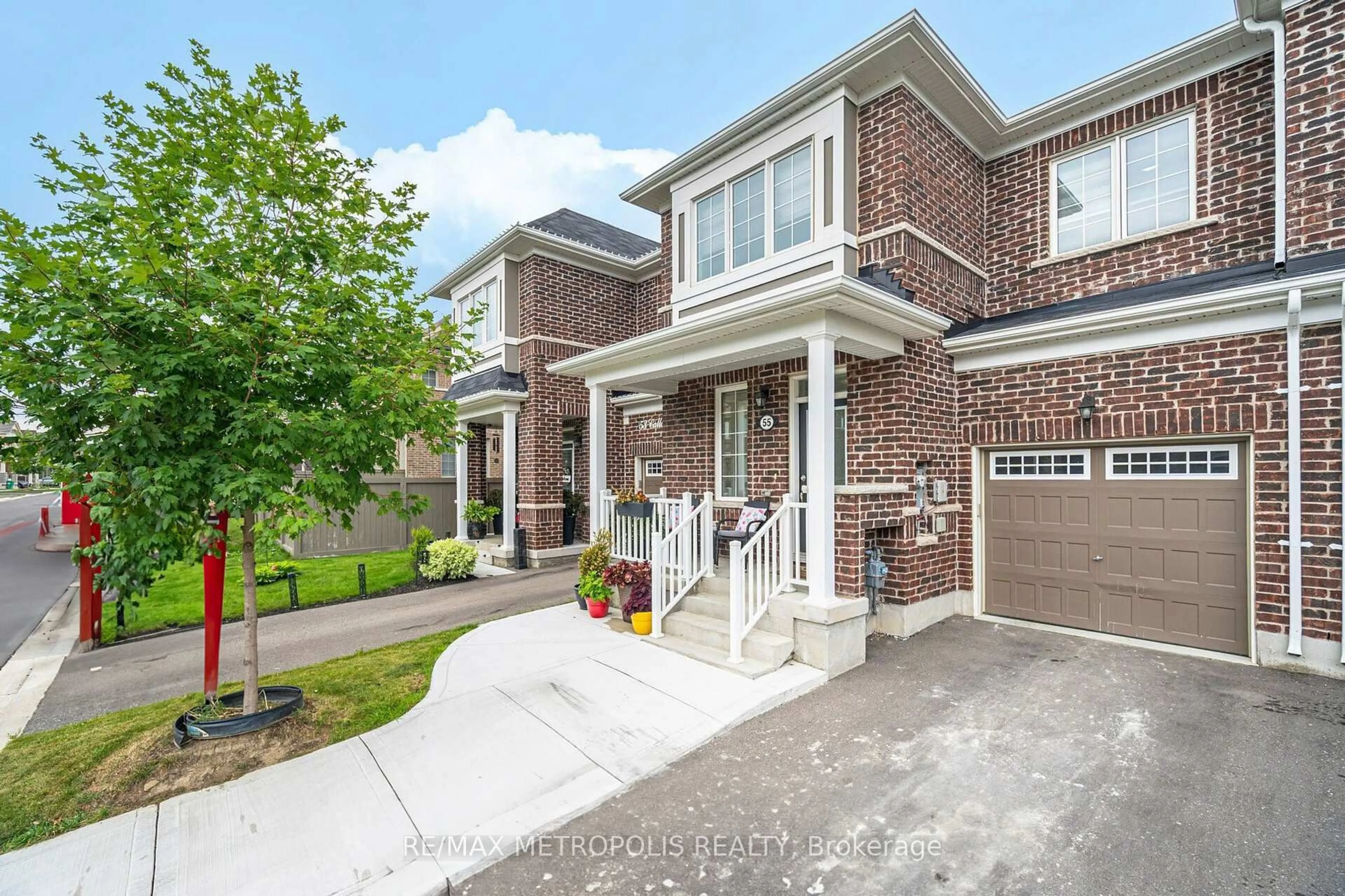 Home with brick exterior material, street for 55 Callandar Rd, Brampton Ontario L7A 5E2