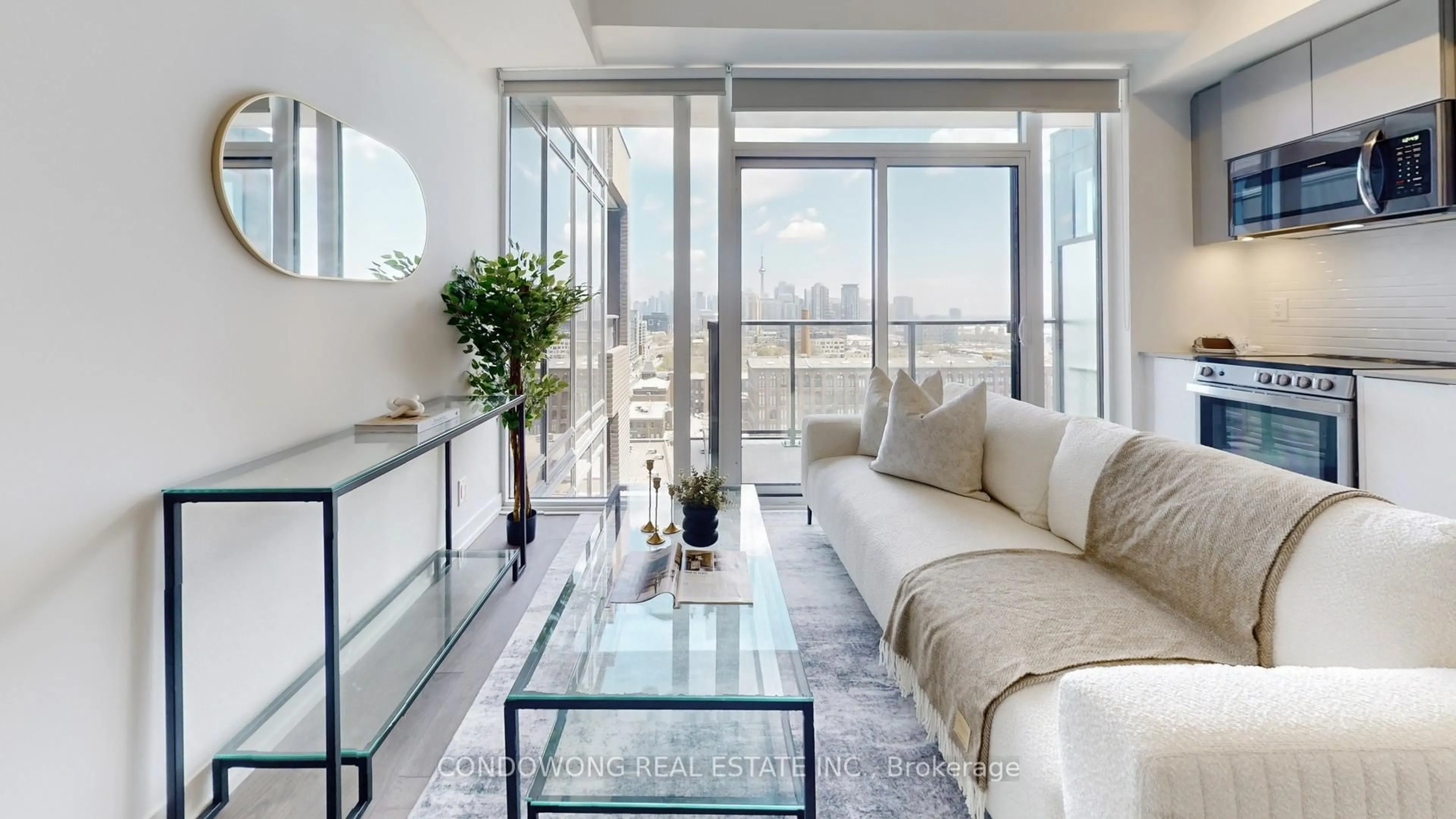 Living room with furniture, unknown for 270 Dufferin St #LP18, Toronto Ontario M6K 0H8