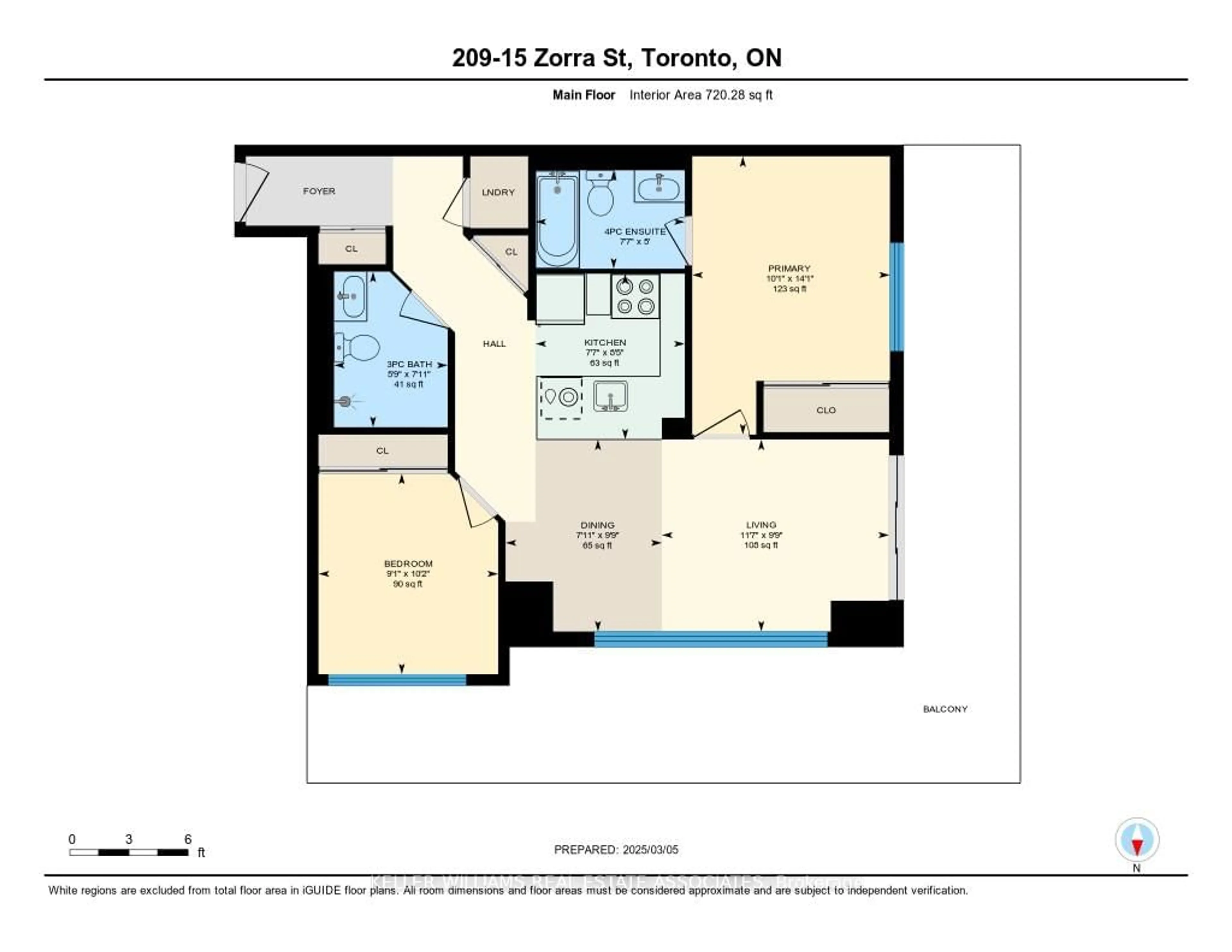 Floor plan for 15 Zorra St #209, Toronto Ontario M8Z 4Z6