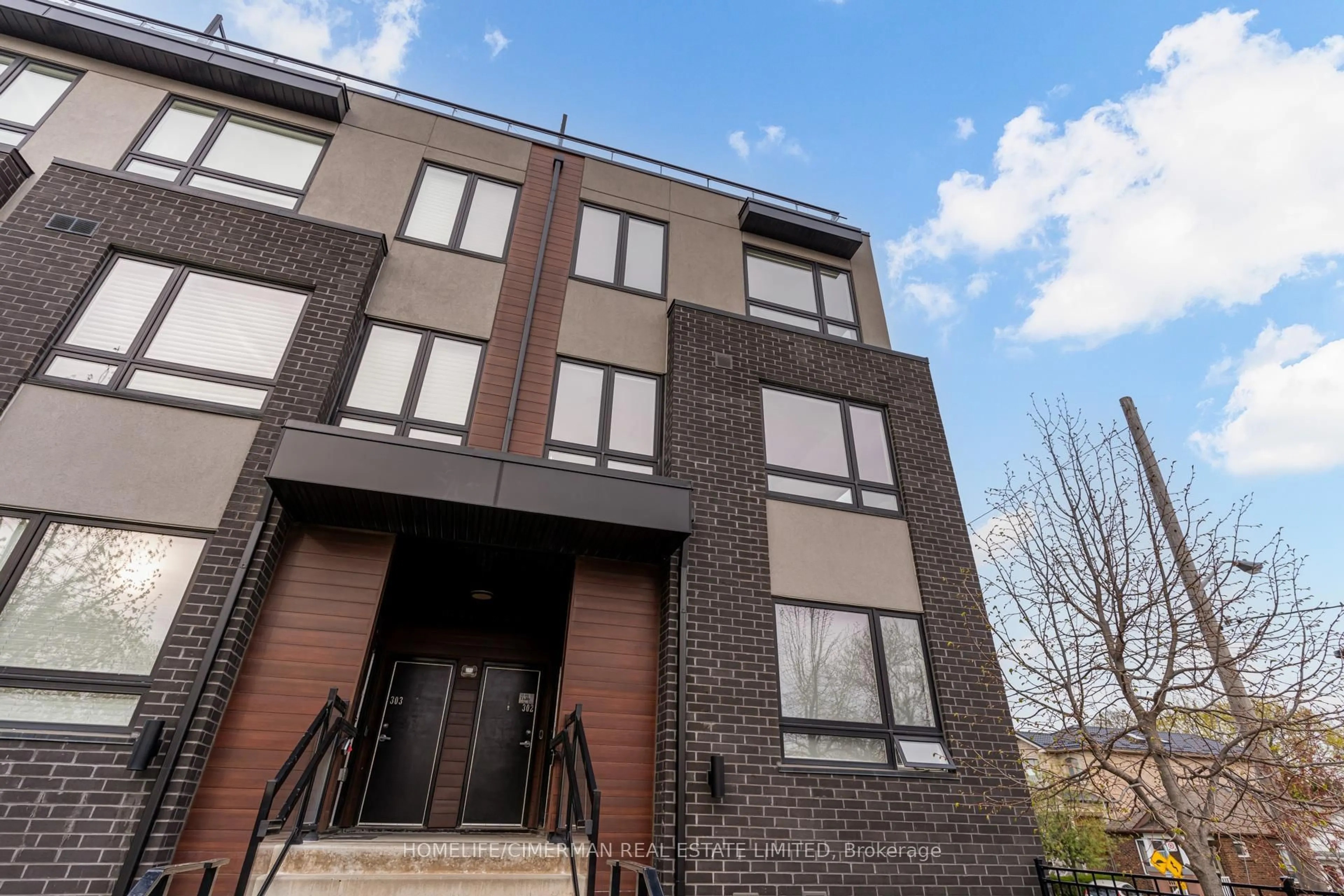 Home with brick exterior material, street for 1130 Briar Hill Ave #301, Toronto Ontario M6B 0A9