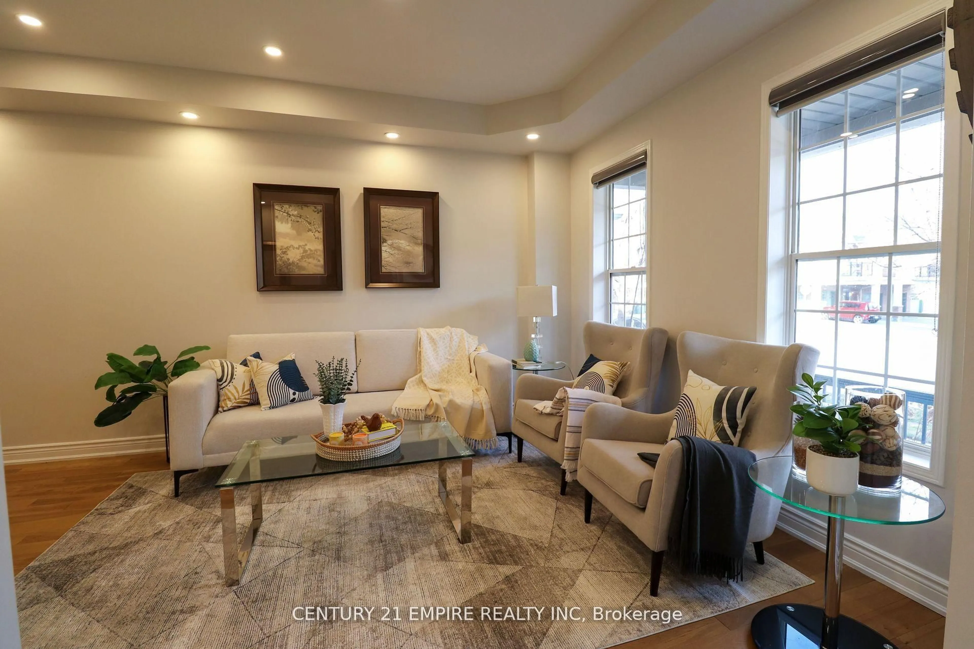 Living room with furniture, ceramic/tile floor for 263 Gatwick Dr, Oakville Ontario L6H 7K4