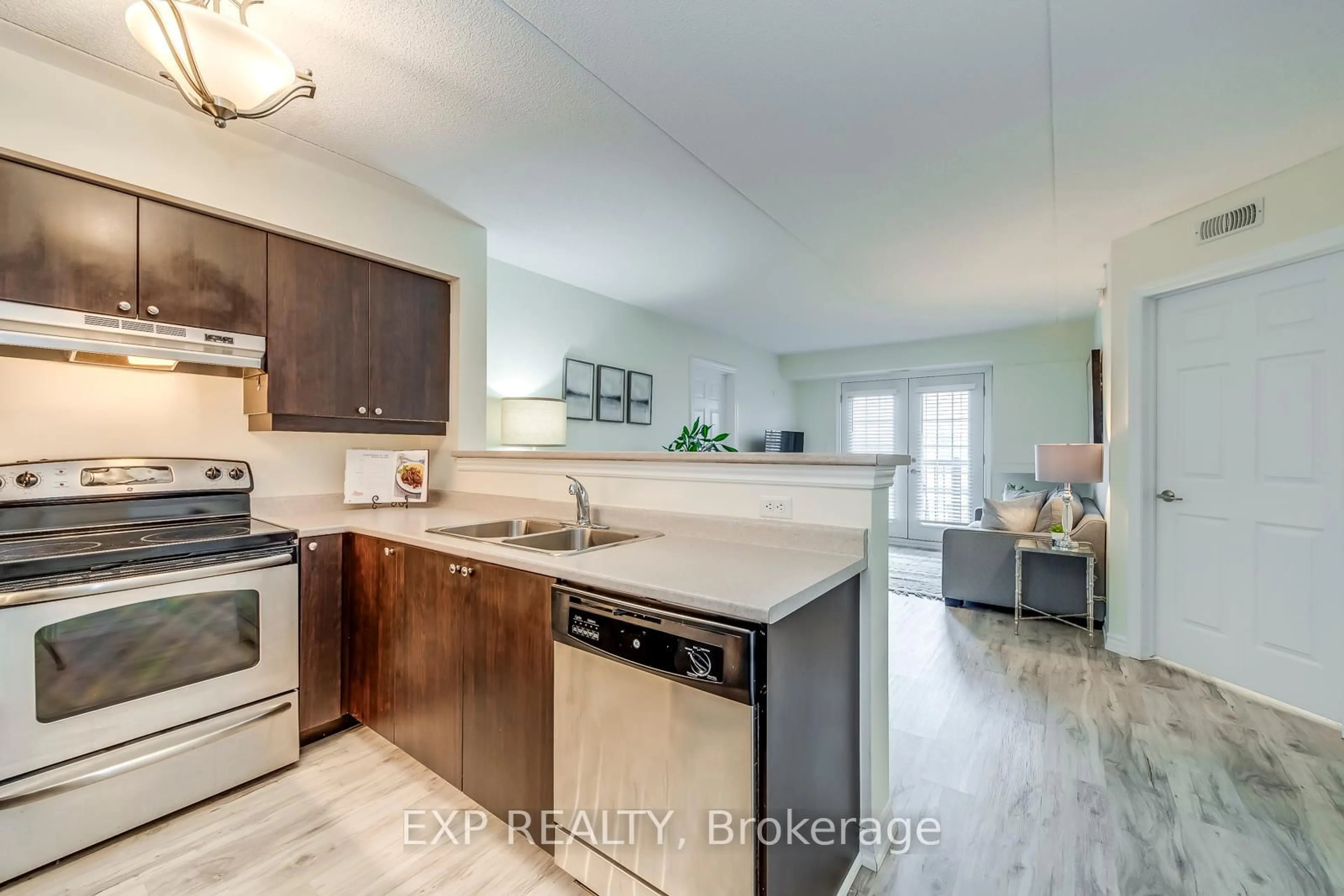 Open concept kitchen, unknown for 1380 Main St #309, Milton Ontario L9T 7S4