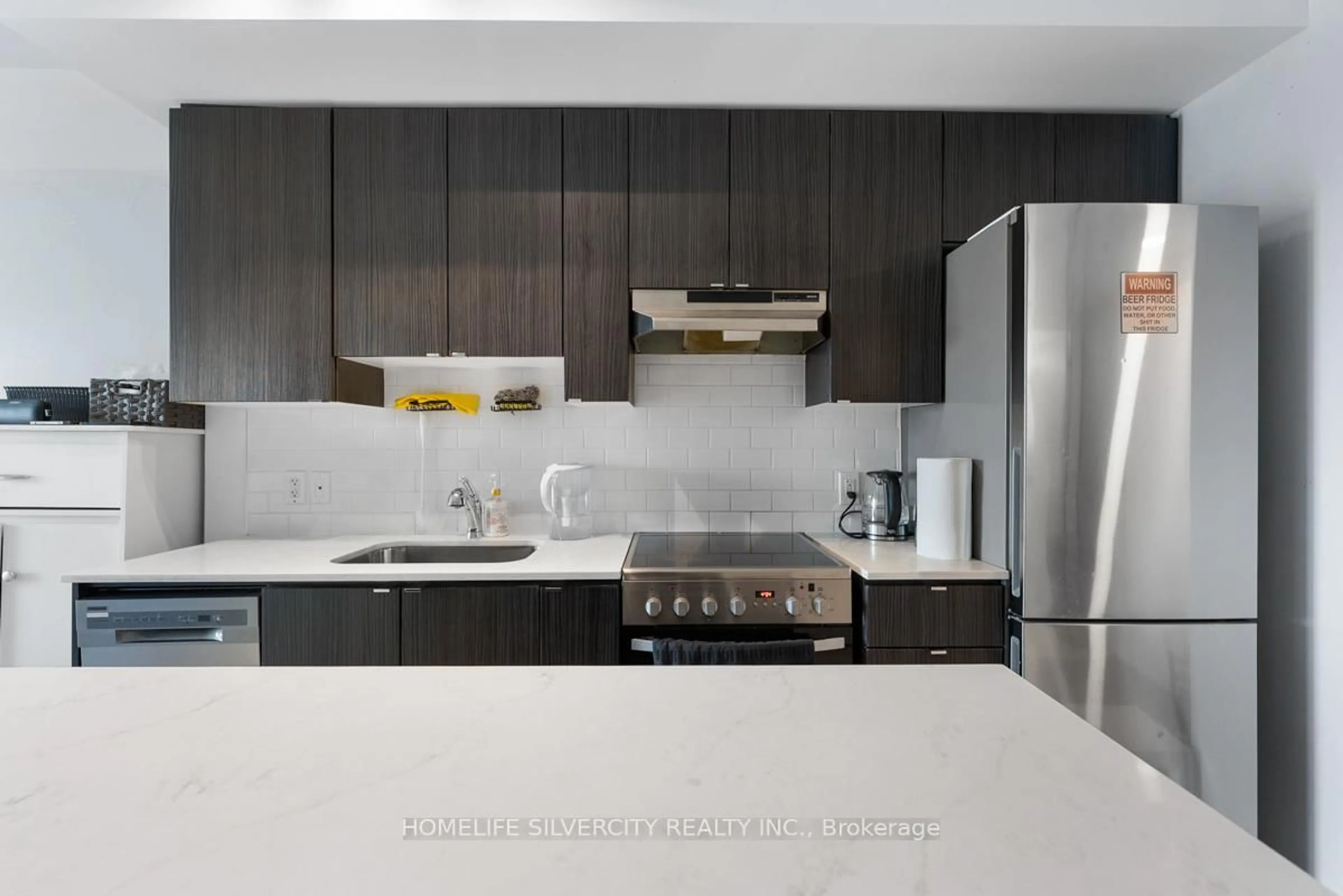 Standard kitchen, unknown for 408 Browns Line #307, Toronto Ontario M8W 3T8