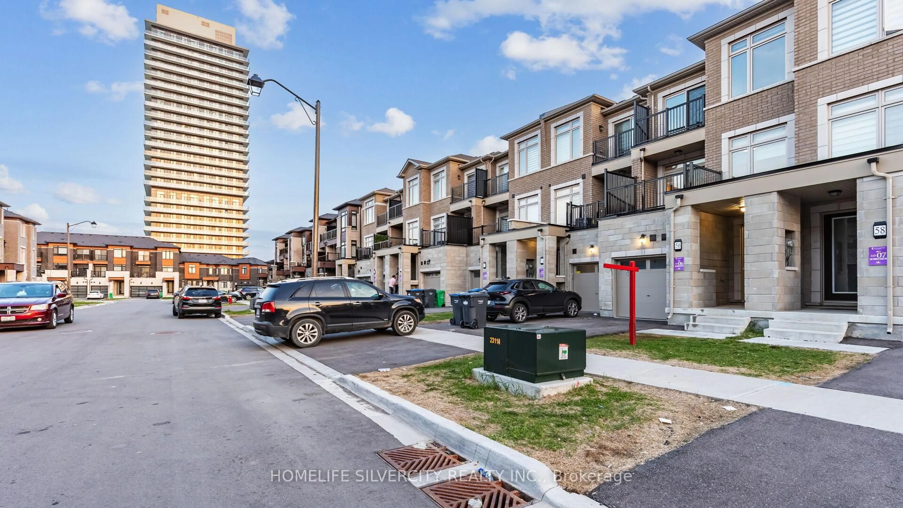 A pic from outside/outdoor area/front of a property/back of a property/a pic from drone, street for 56 Purple Sage Dr, Brampton Ontario L6P 4P1
