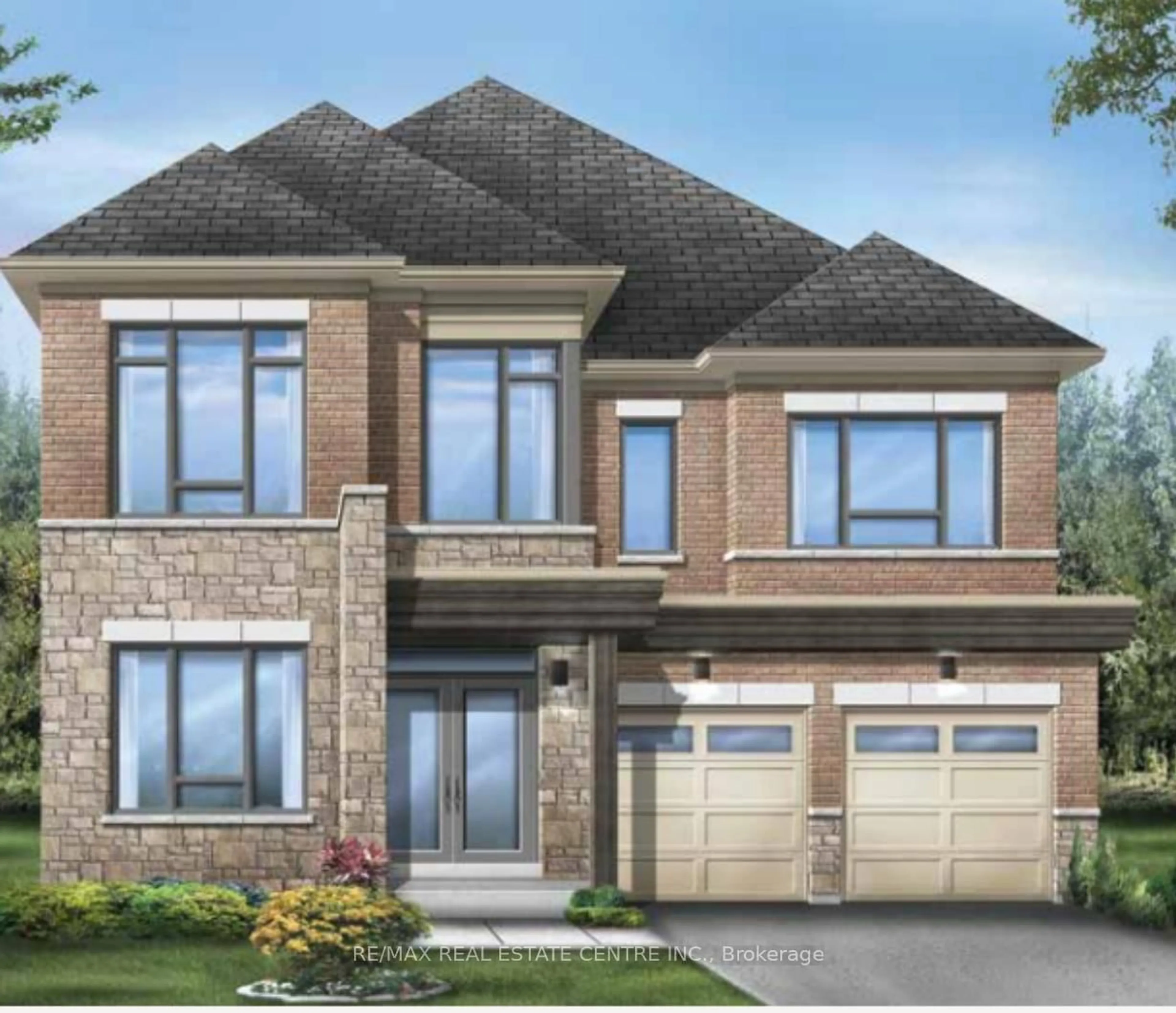 Home with brick exterior material, street for Lot C Apple Terr, Milton Ontario L9E 2C3