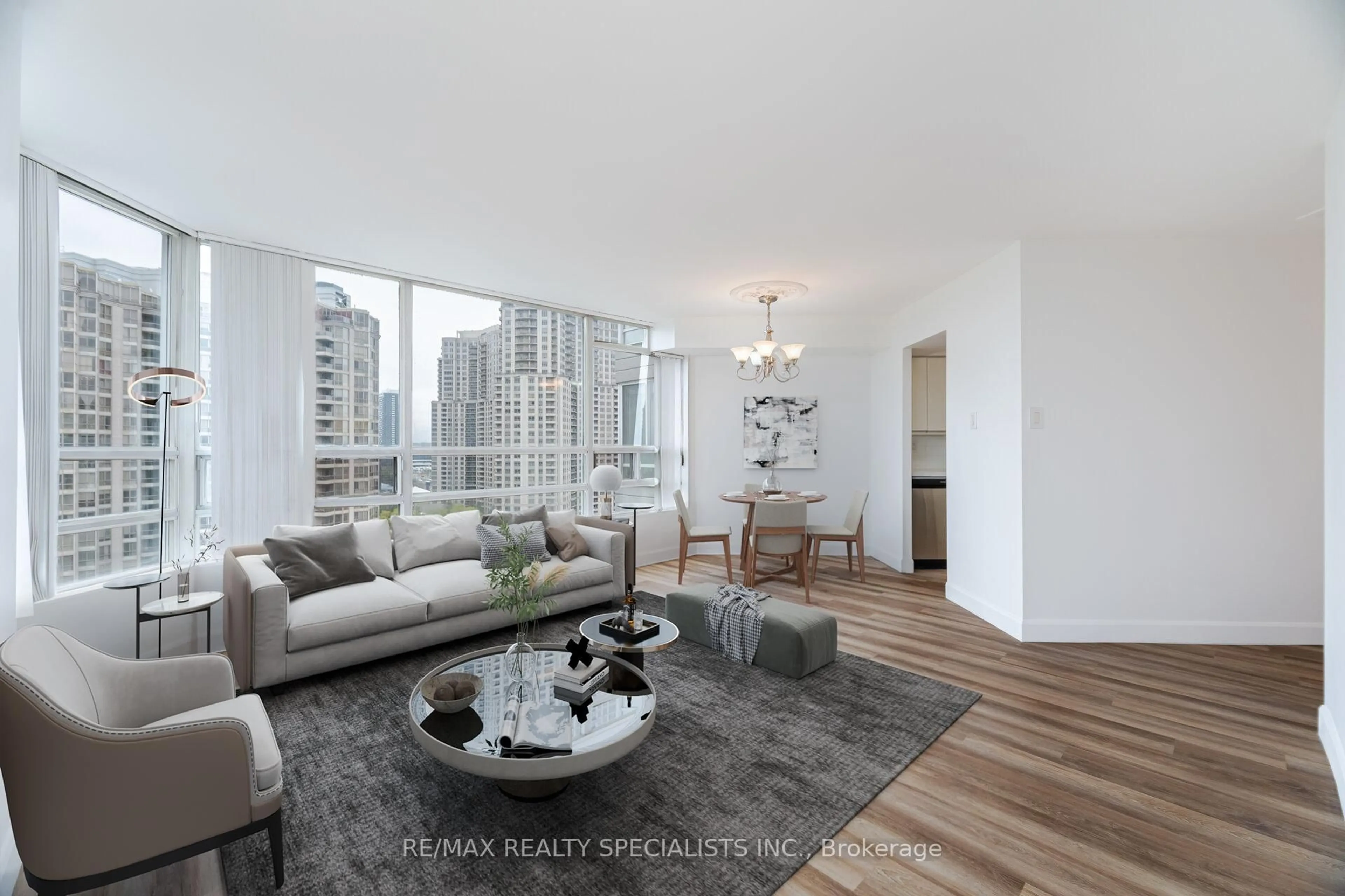 Living room with furniture, unknown for 50 Kingsbridge Gdn Circ #1714, Mississauga Ontario L5R 1Y2