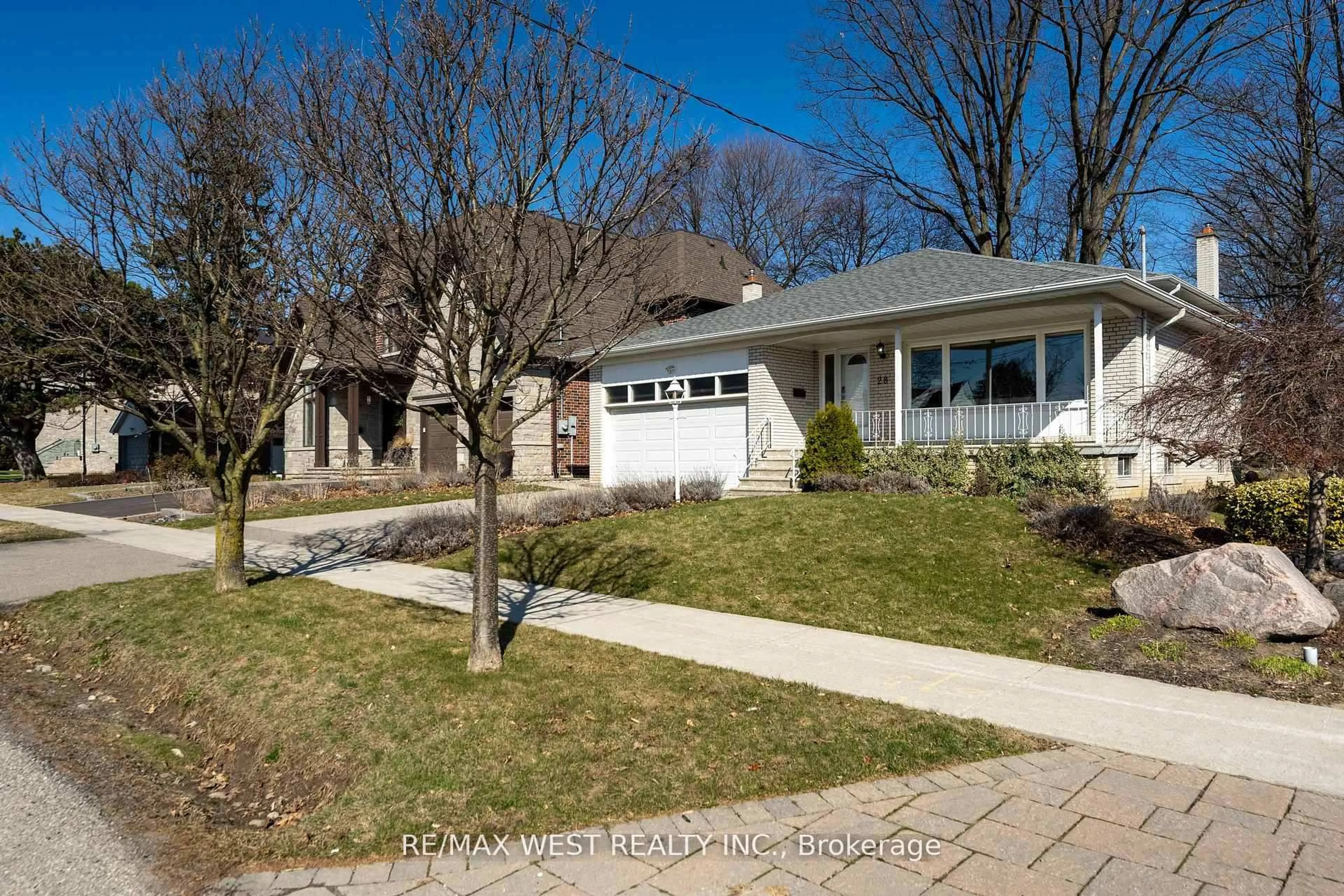 Home with brick exterior material, street for 28 Braywin Dr, Toronto Ontario M9P 2P1