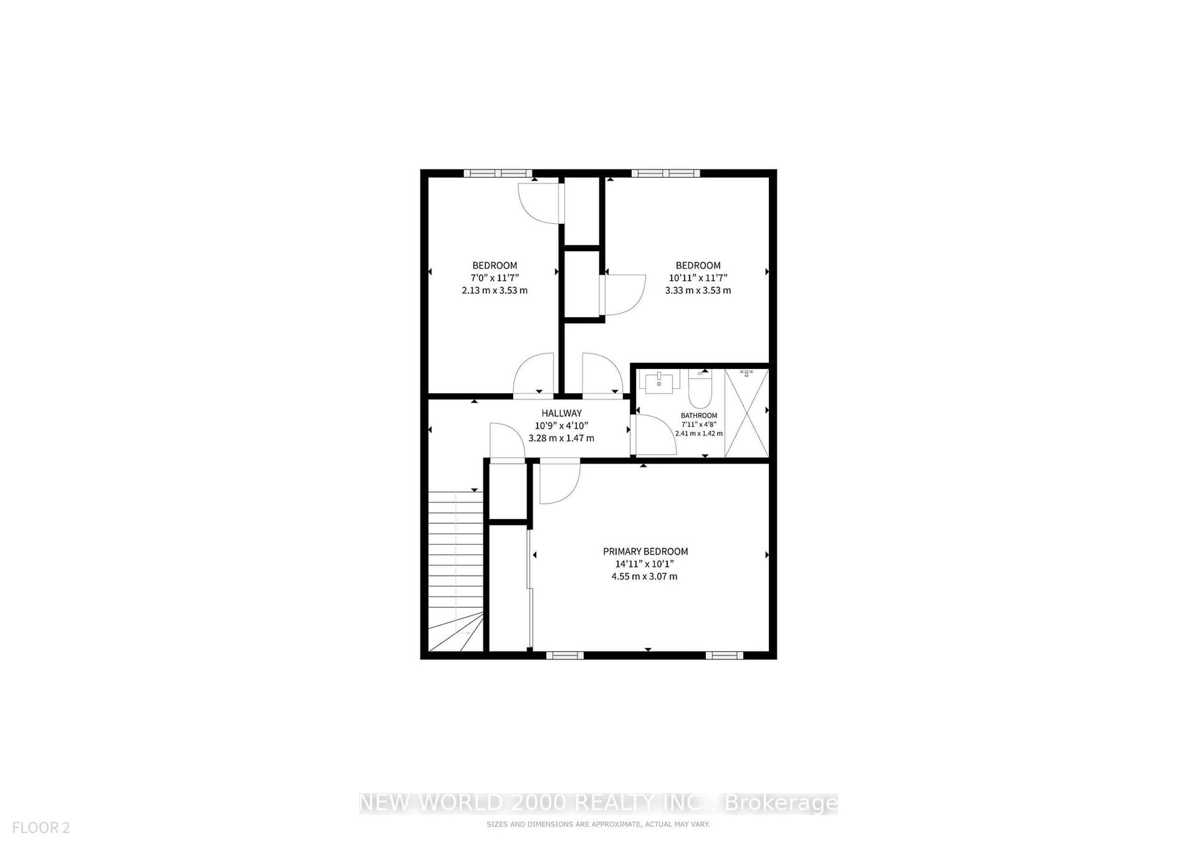 Floor plan for 676 Galloway Cres, Mississauga Ontario L5C 3W1