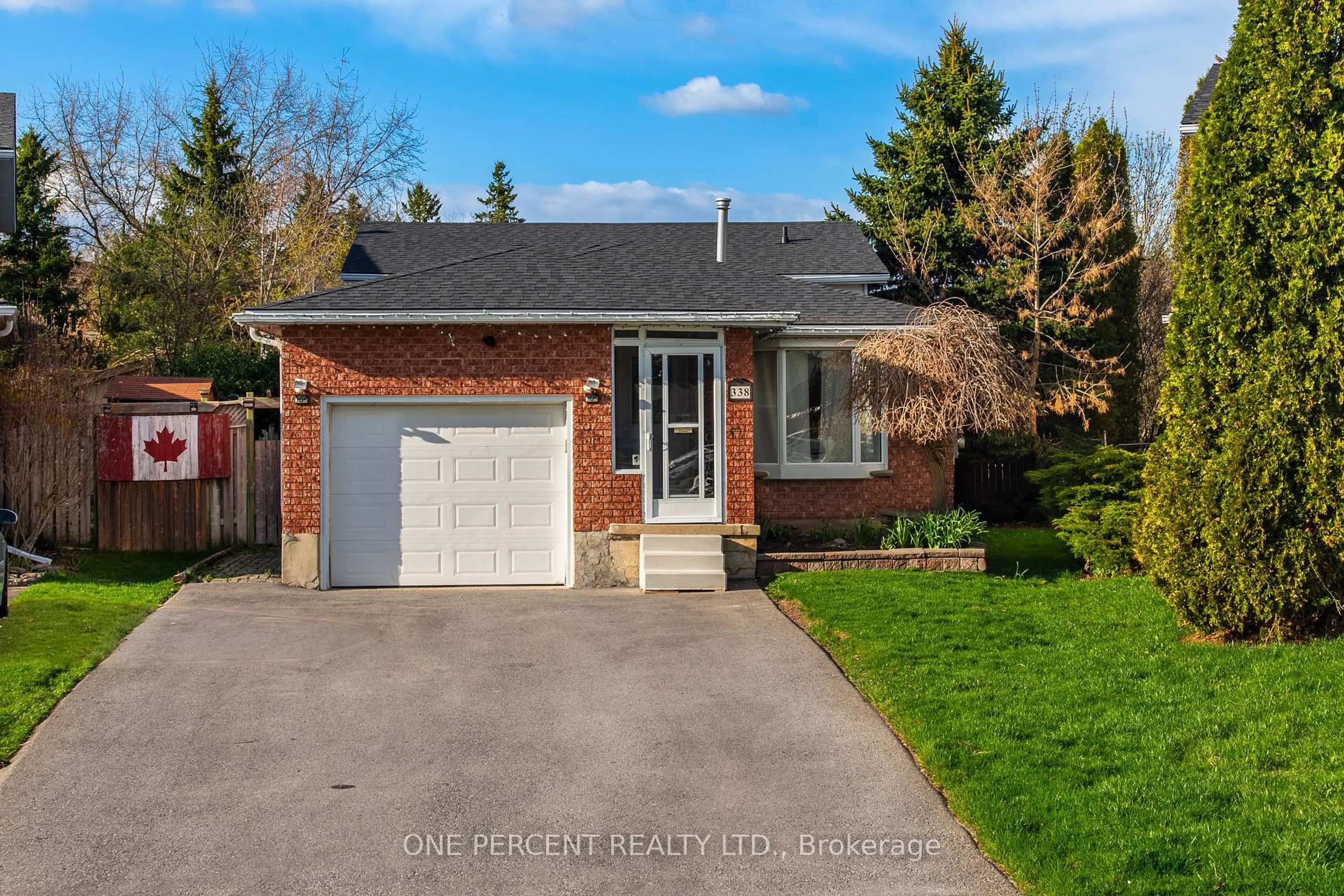 Home with brick exterior material, street for 338 Adams Crt, Orangeville Ontario L9W 4R7