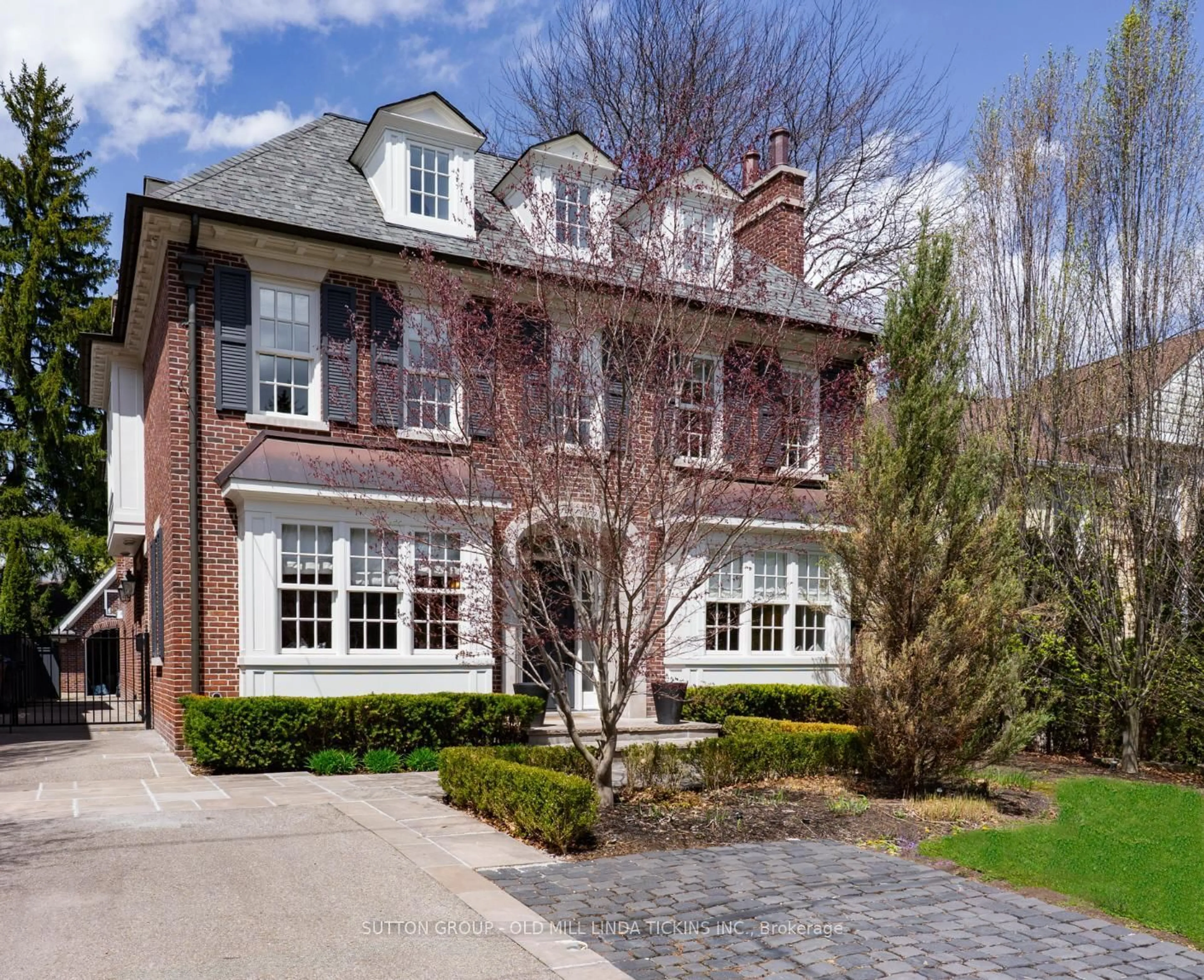 Home with brick exterior material, street for 14 Queen Anne Rd, Toronto Ontario M8X 1S9
