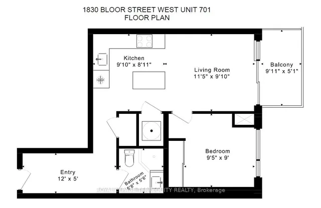 Additional property image - 1830 Bloor St Unit 701