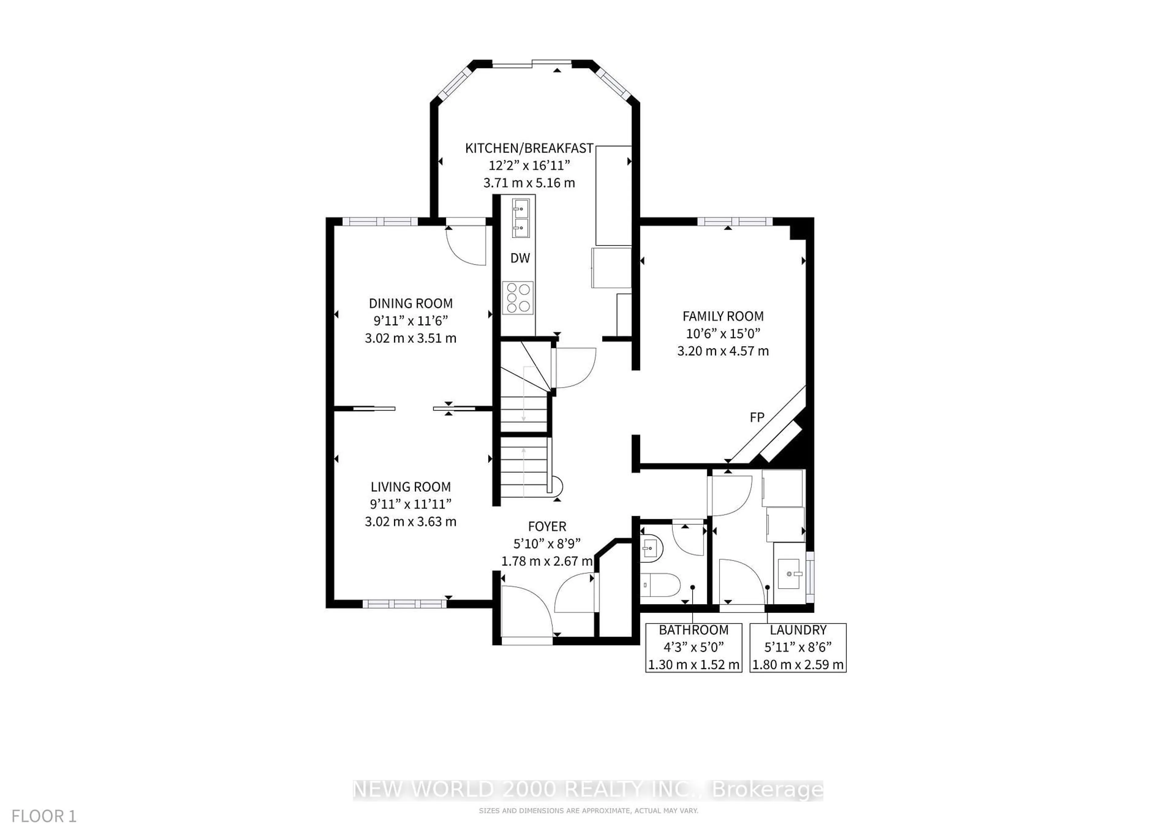 Floor plan for 5348 Longhorn Tr, Mississauga Ontario L4Z 3G2